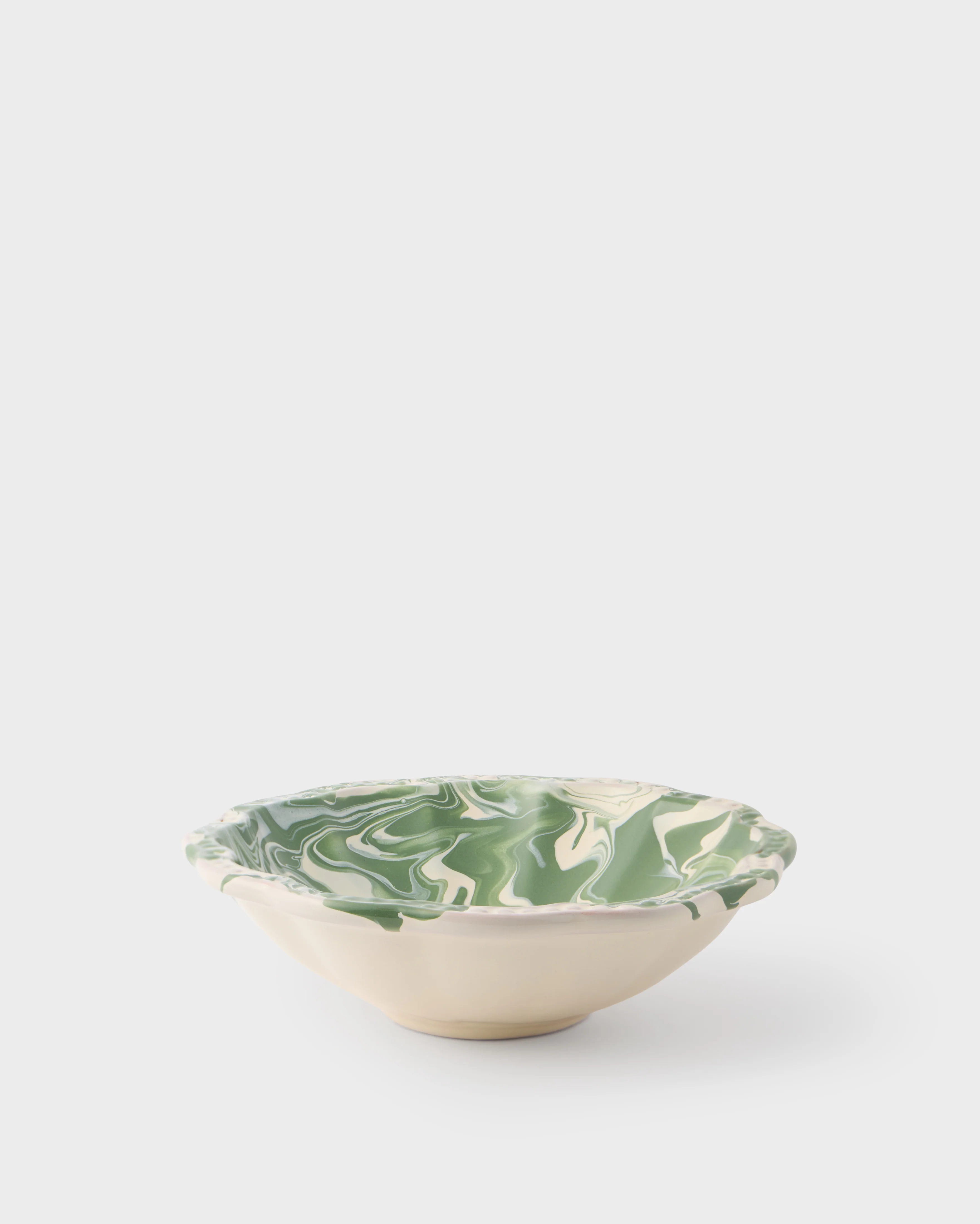 Marbled Small Bowl, Green