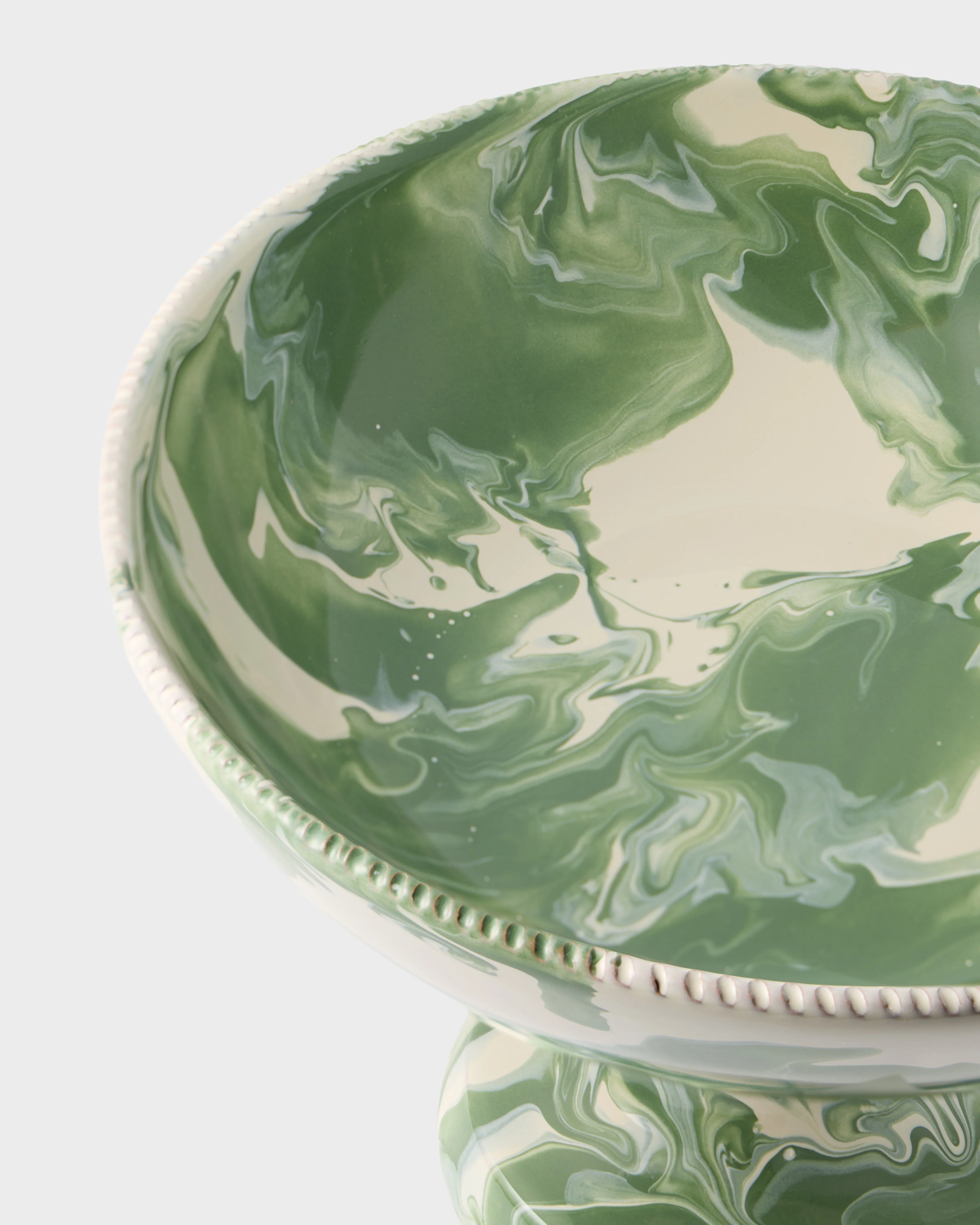 Marbled Green Fruit Stand - Image 3
