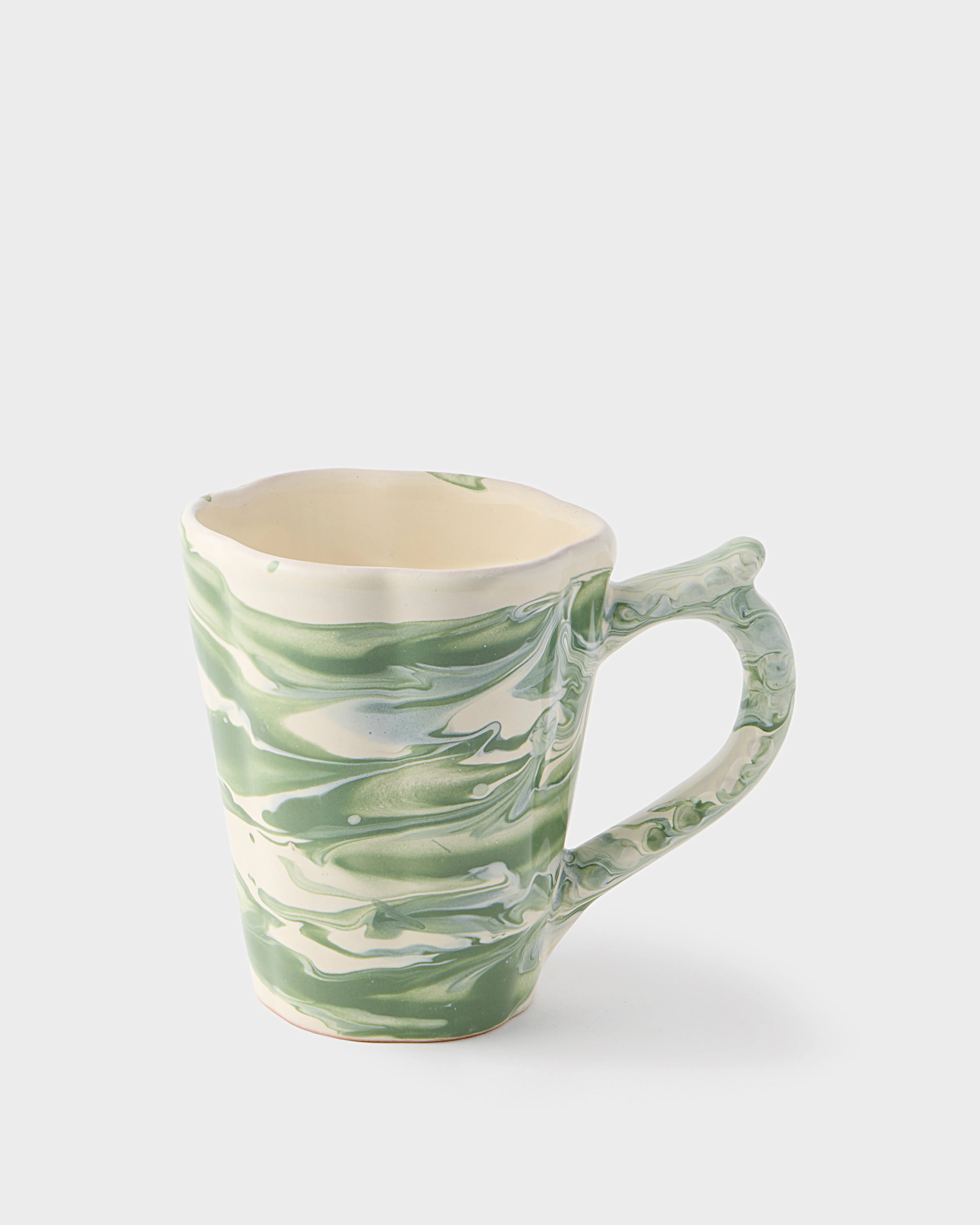 Marbled Green Mug