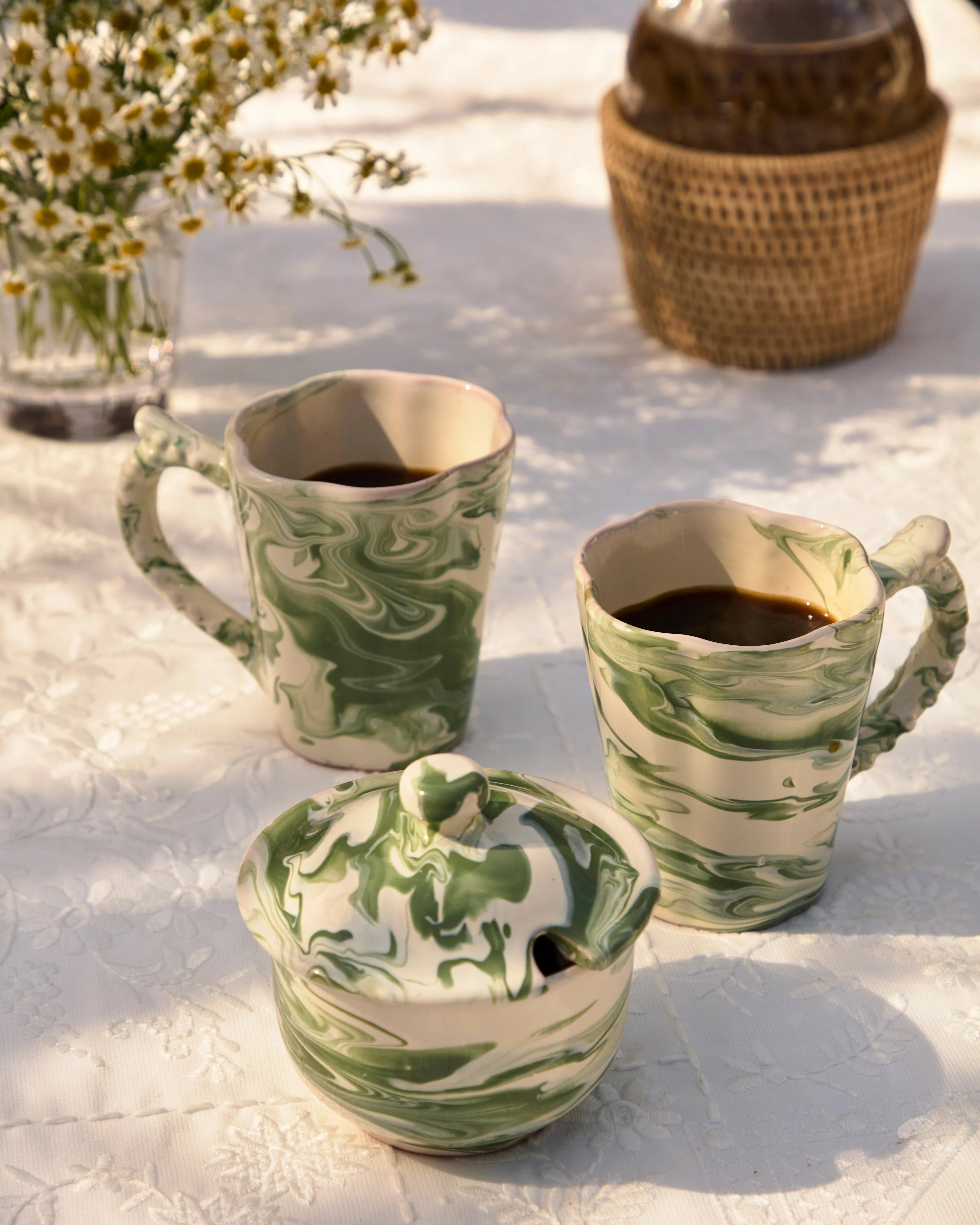 Marbled Green Mug - Image 2