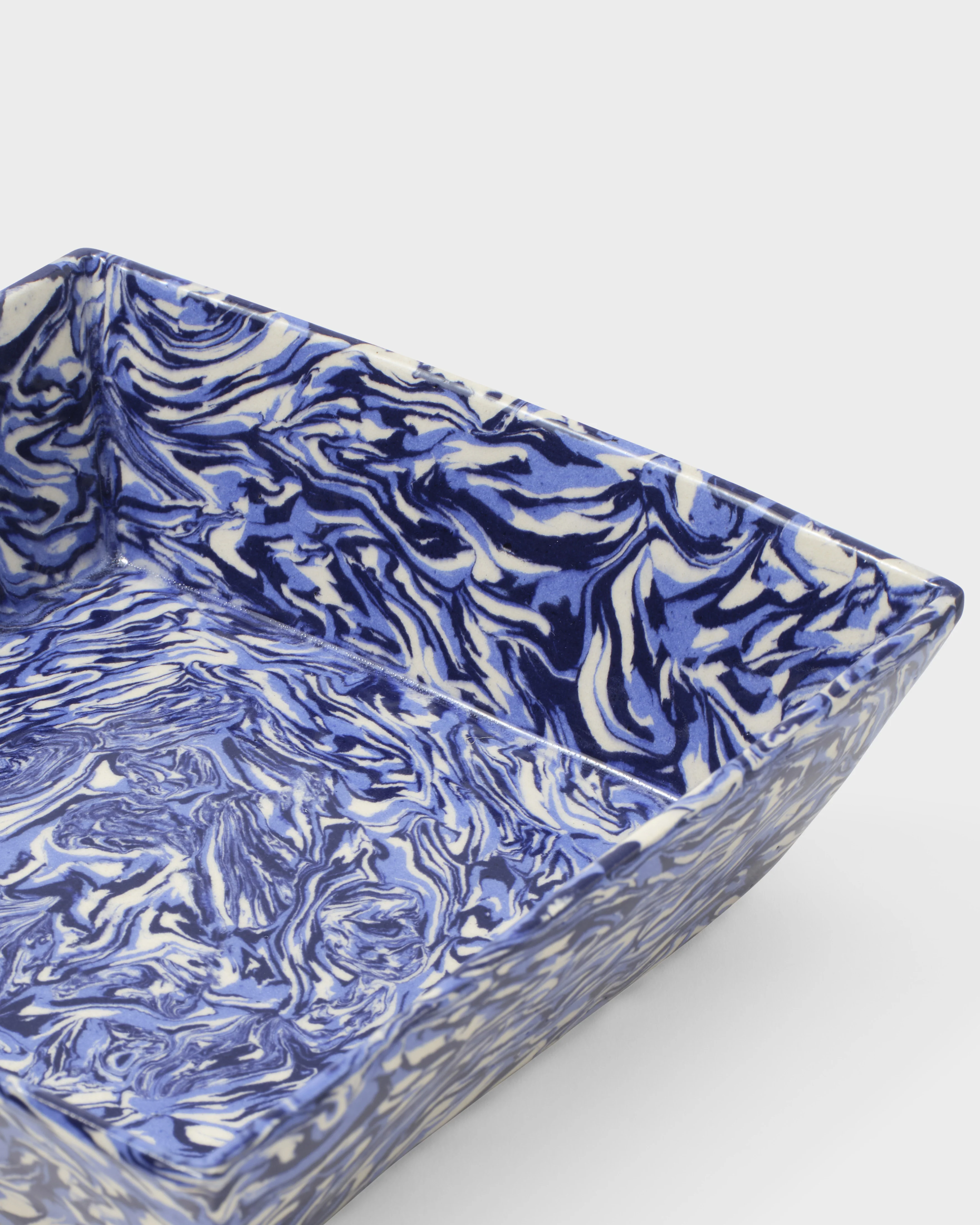 Marbled Mini Vide Poche, Blue - Image 4