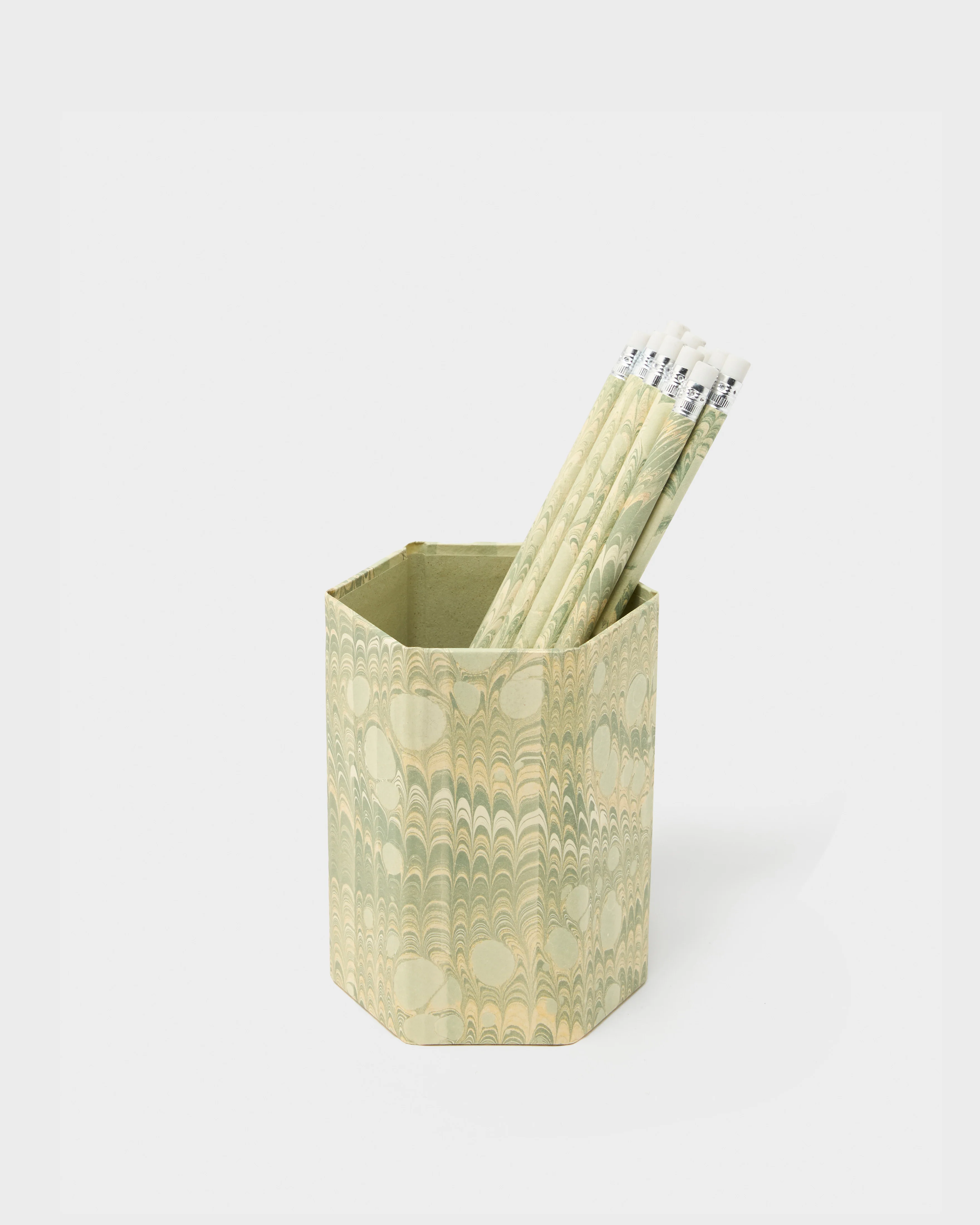 Marbled Pencil Holder Set, Tolosa