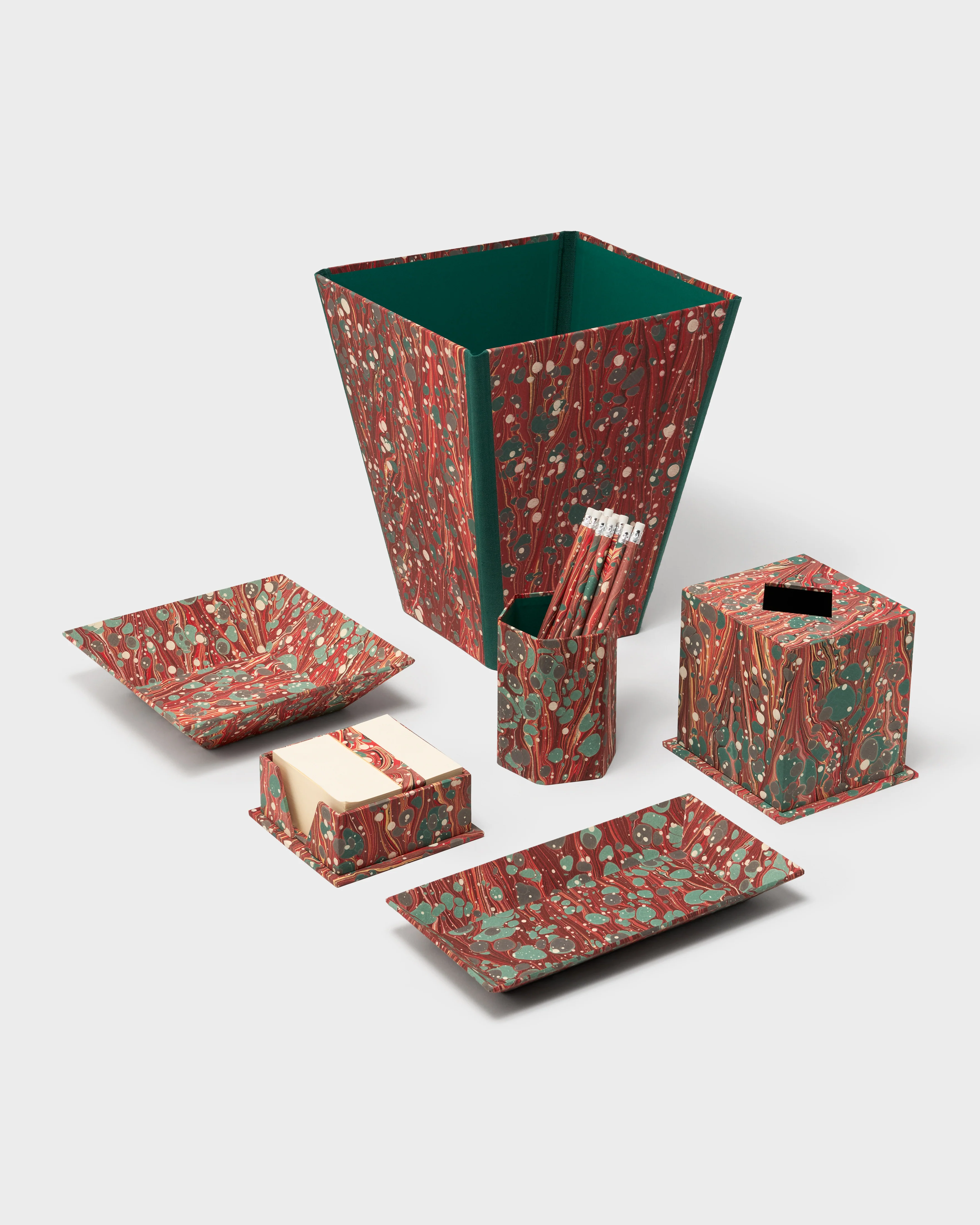 Marbled Wastepaper Bin, Rotterdam - Image 3