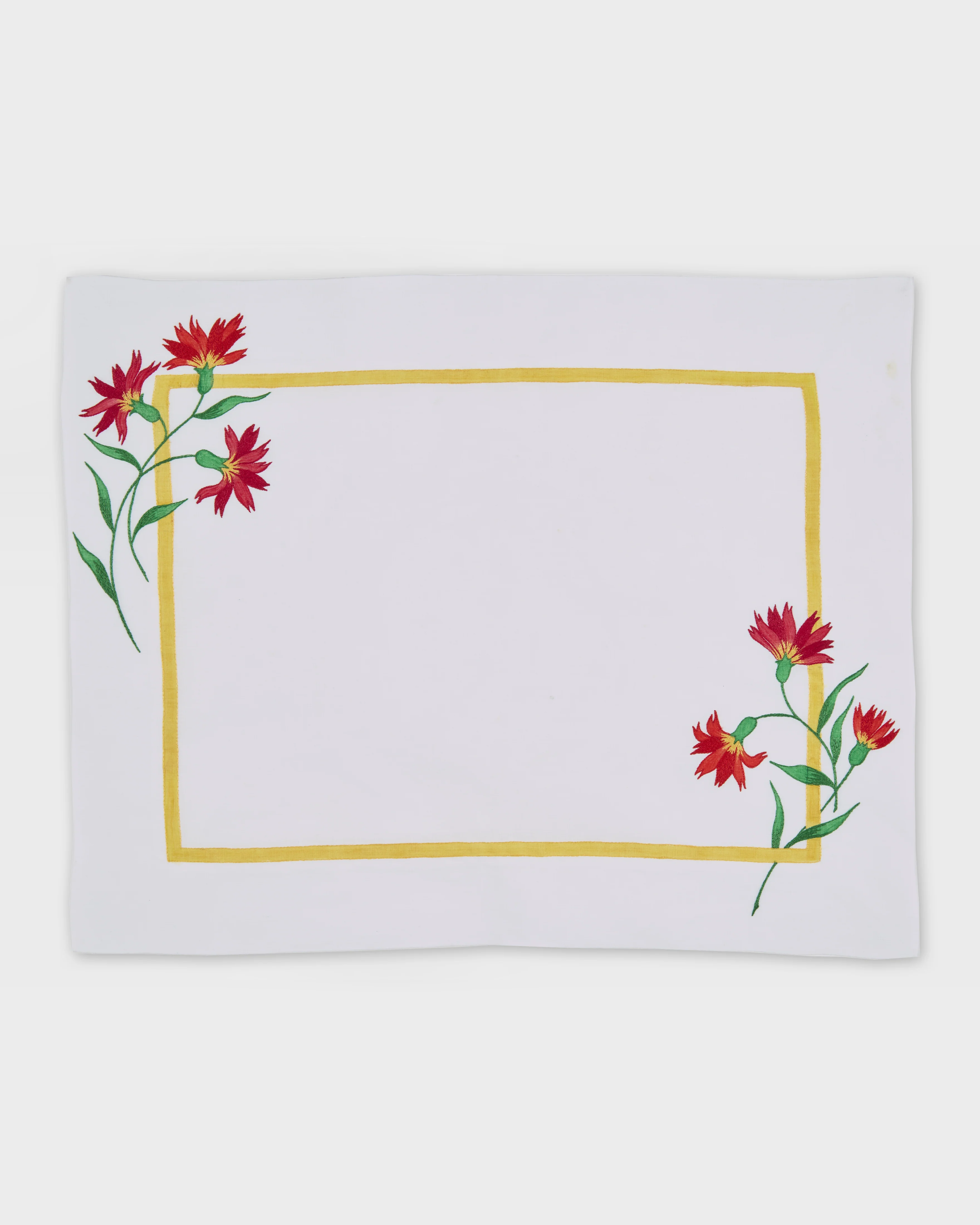 Maria Hand-Embroidered Placemat by Carolina Herrera x Cabana