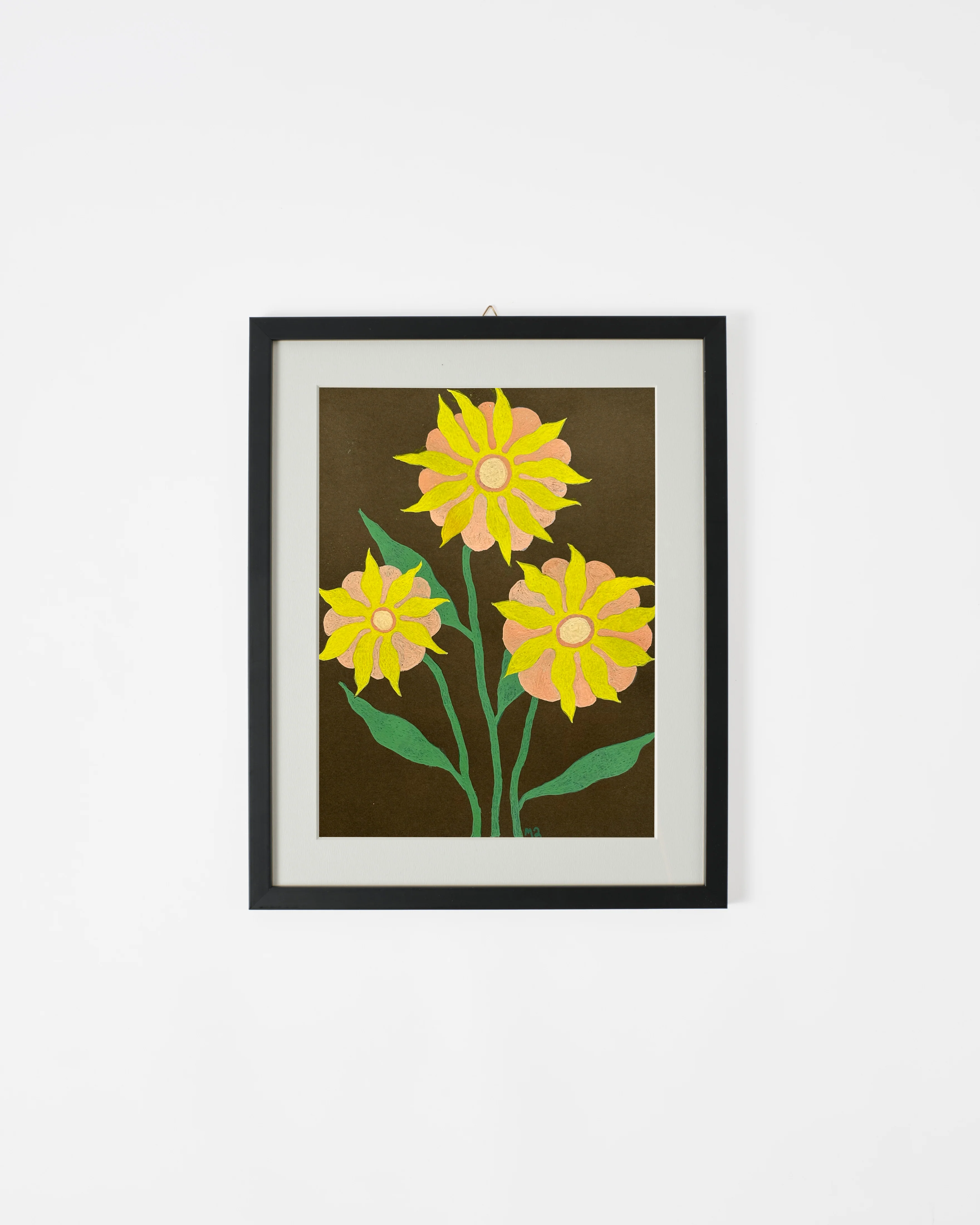 Marian McEvoy Framed Ink Artwork