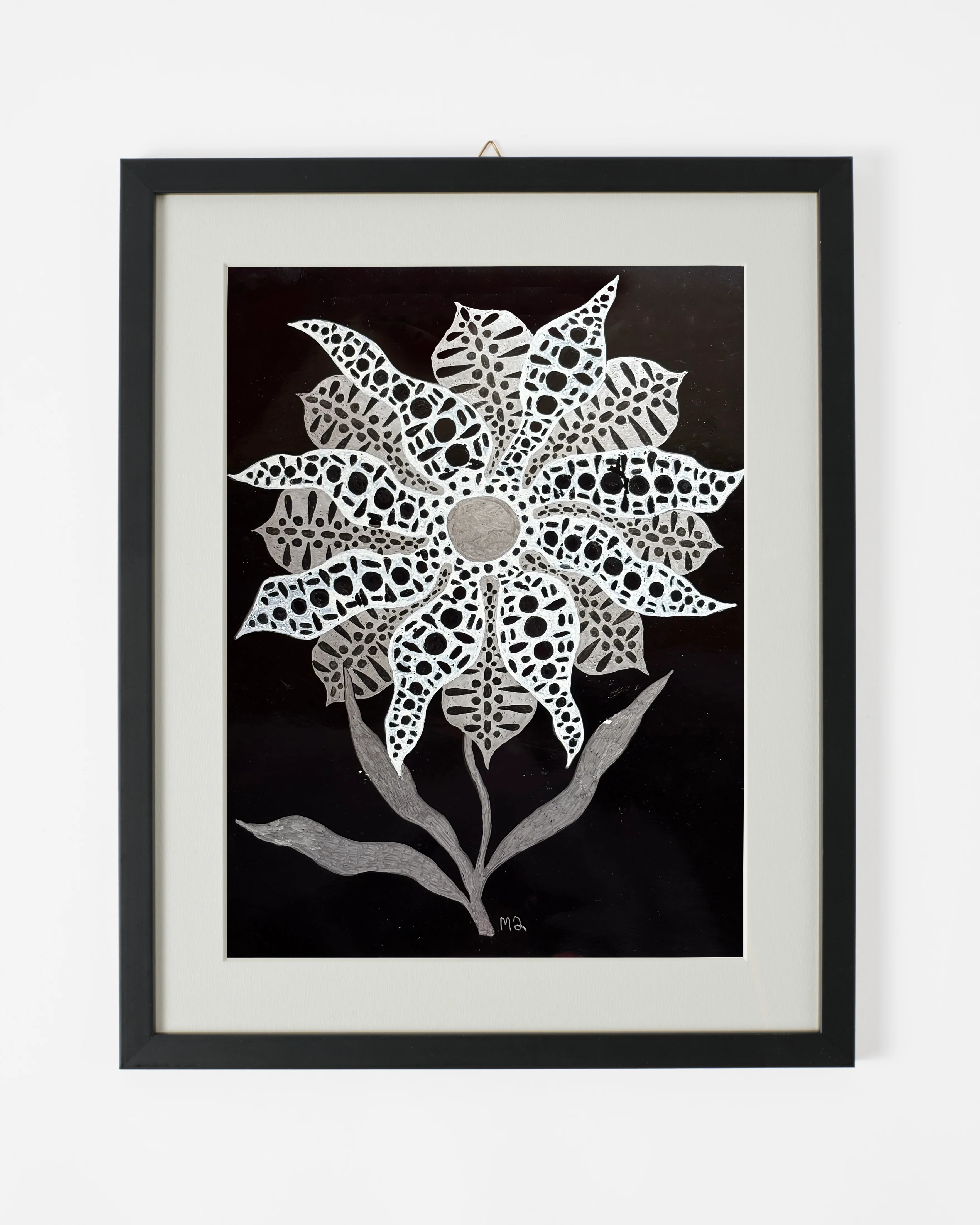 Marian McEvoy Framed Ink Artwork
