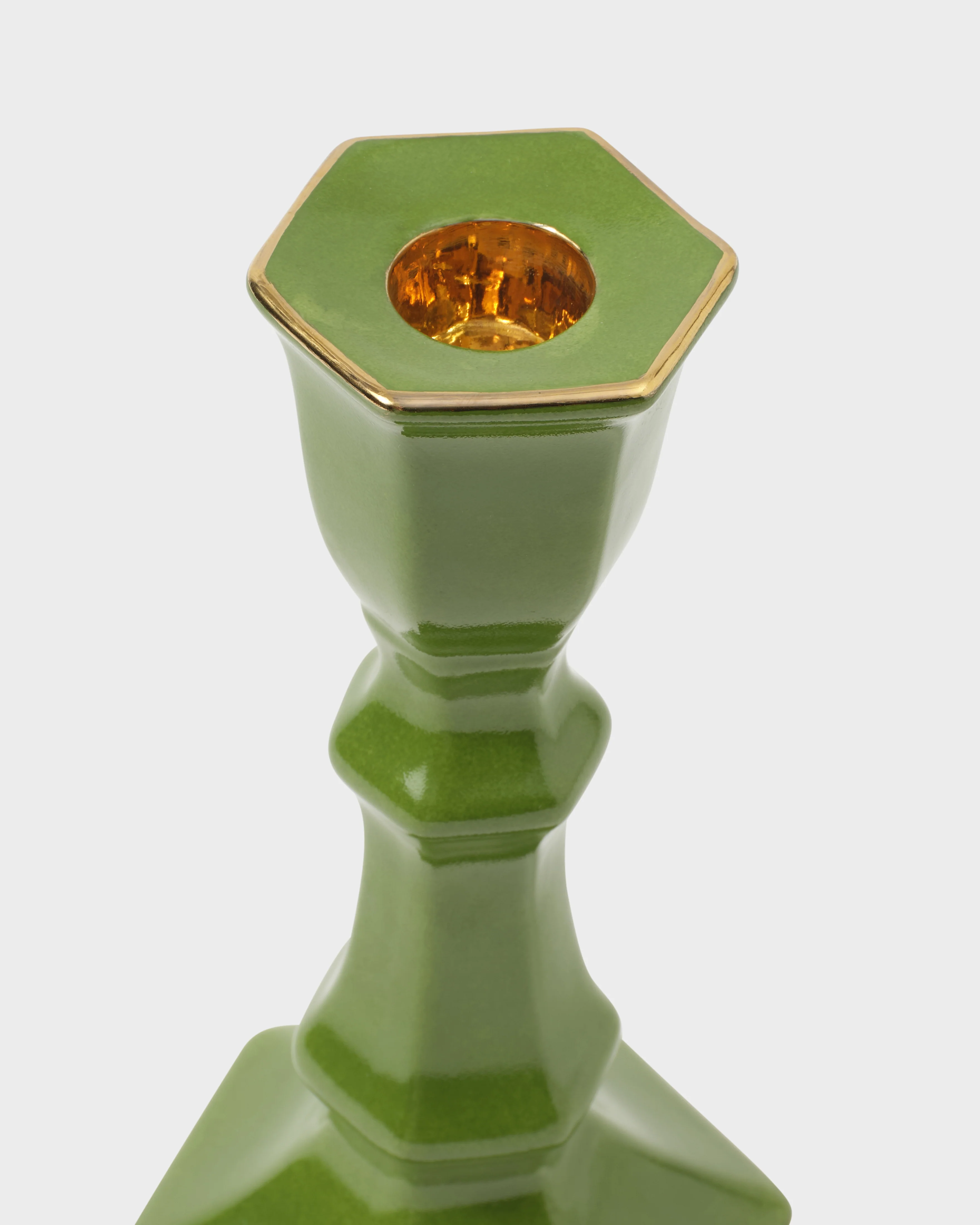 Matilde Candlestick Green, Small - Image 3