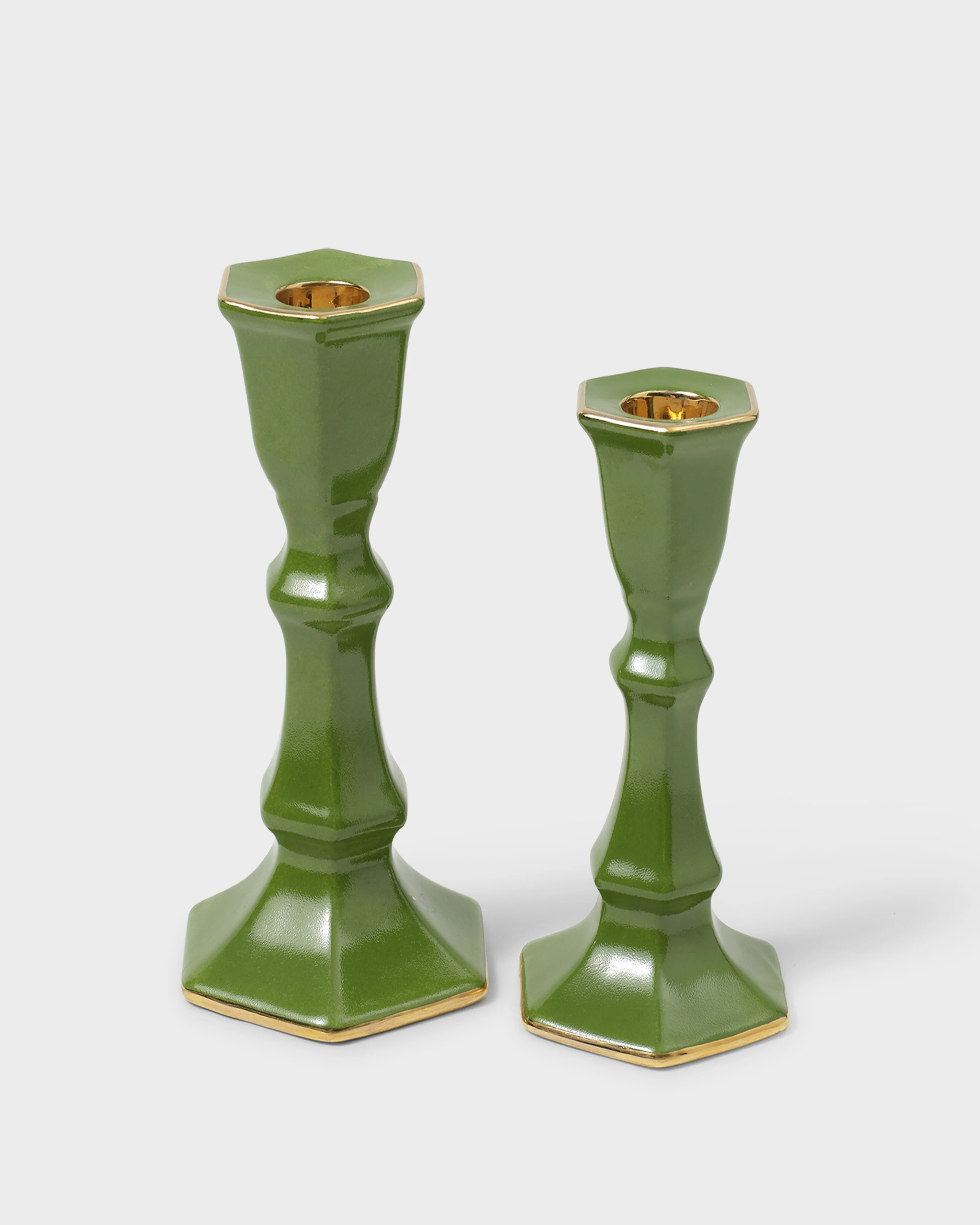 Matilde Candlestick Green, Small - Image 4