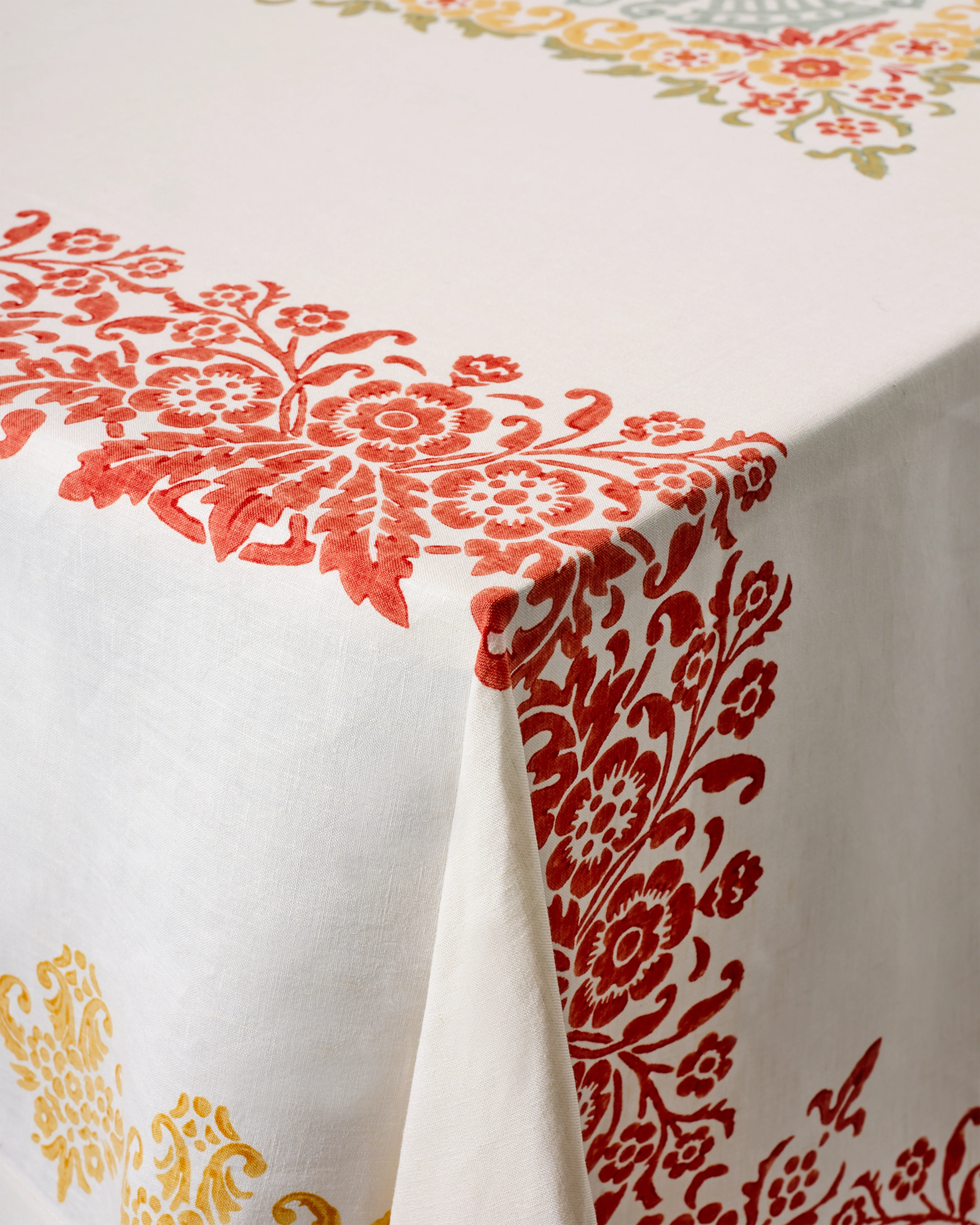 Mirandola Linen Tablecloth Multicolor, Square