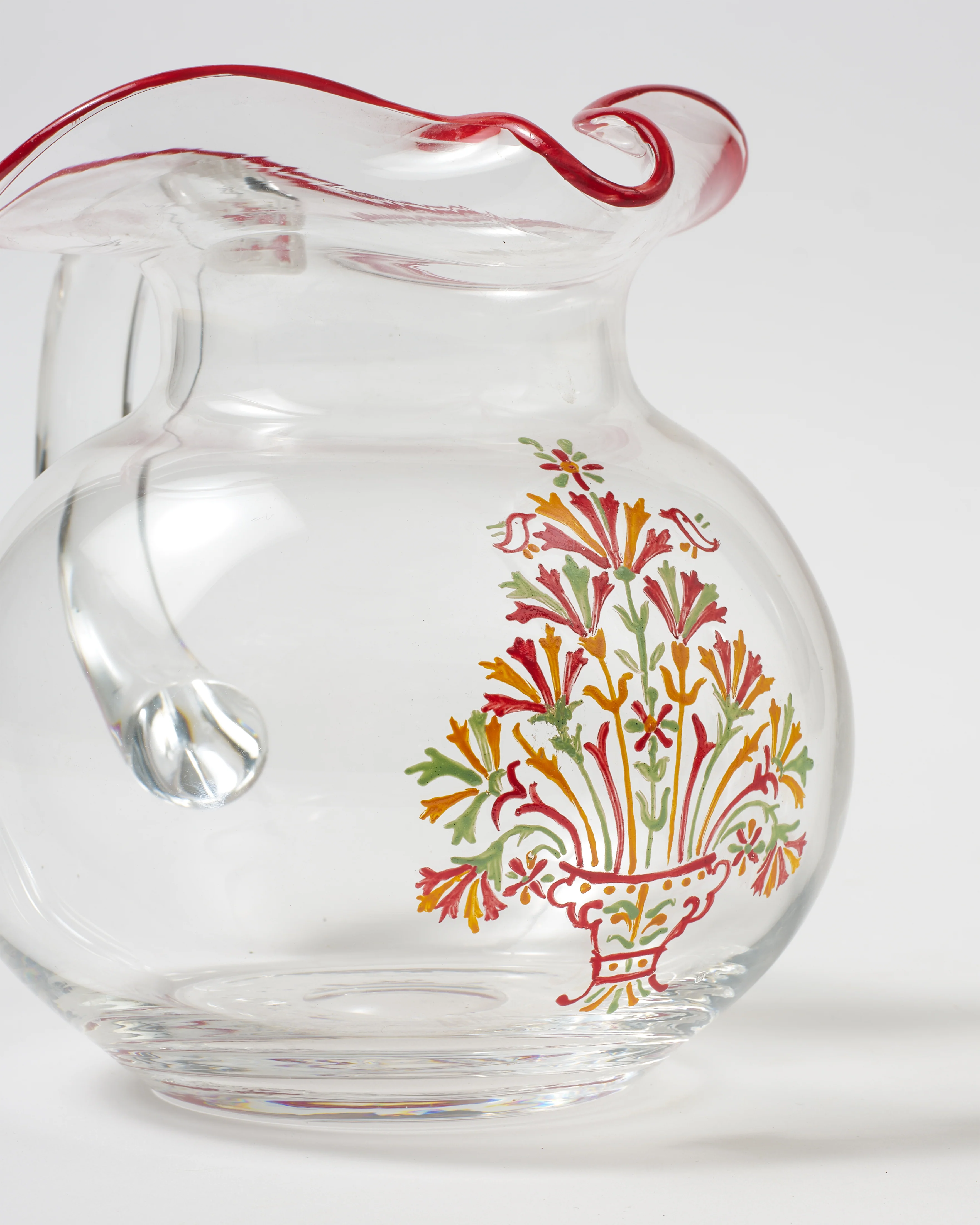 Murano Benaki Hand-Painted Jug - Image 3