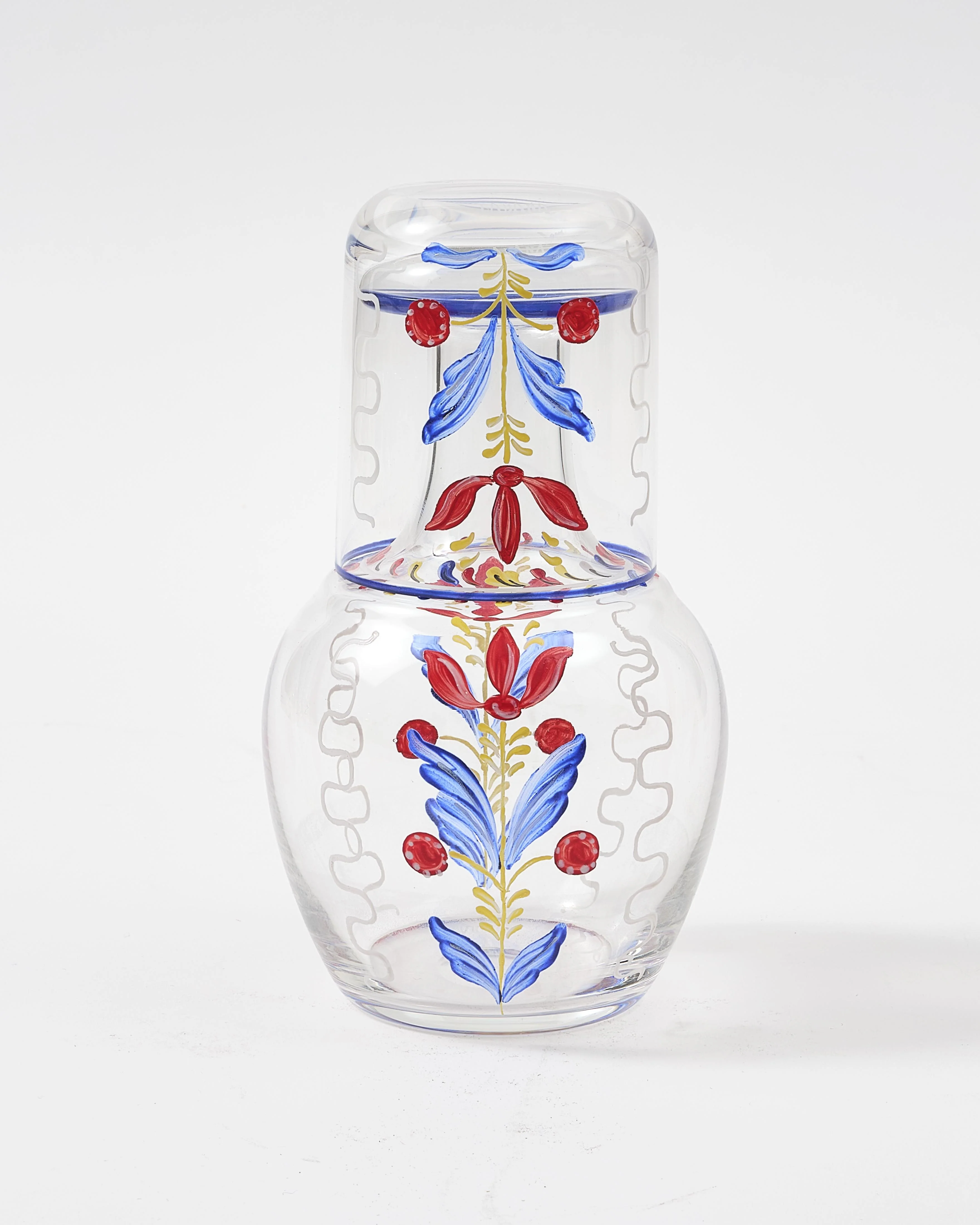 Murano Bucaneve Hand-Painted Bedside Set - Image 3