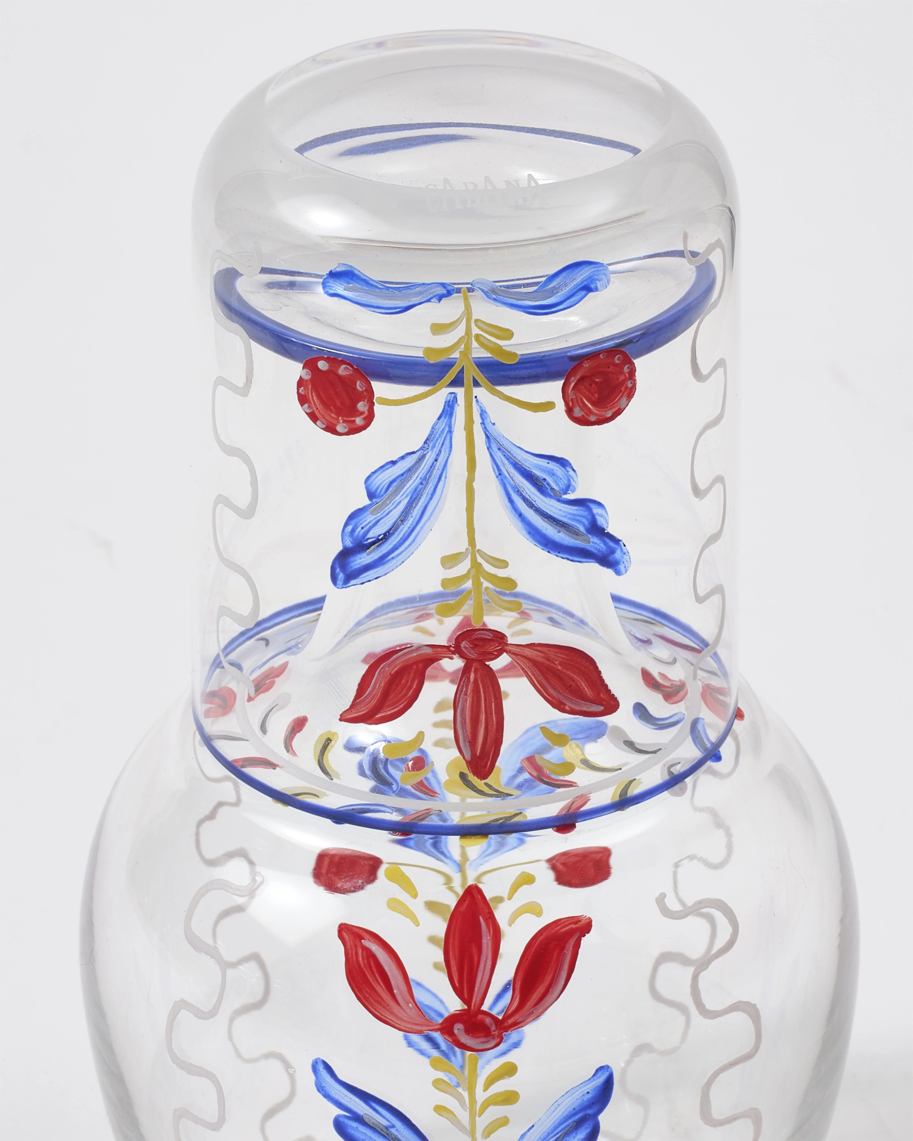 Murano Bucaneve Hand-Painted Bedside Set - Image 4