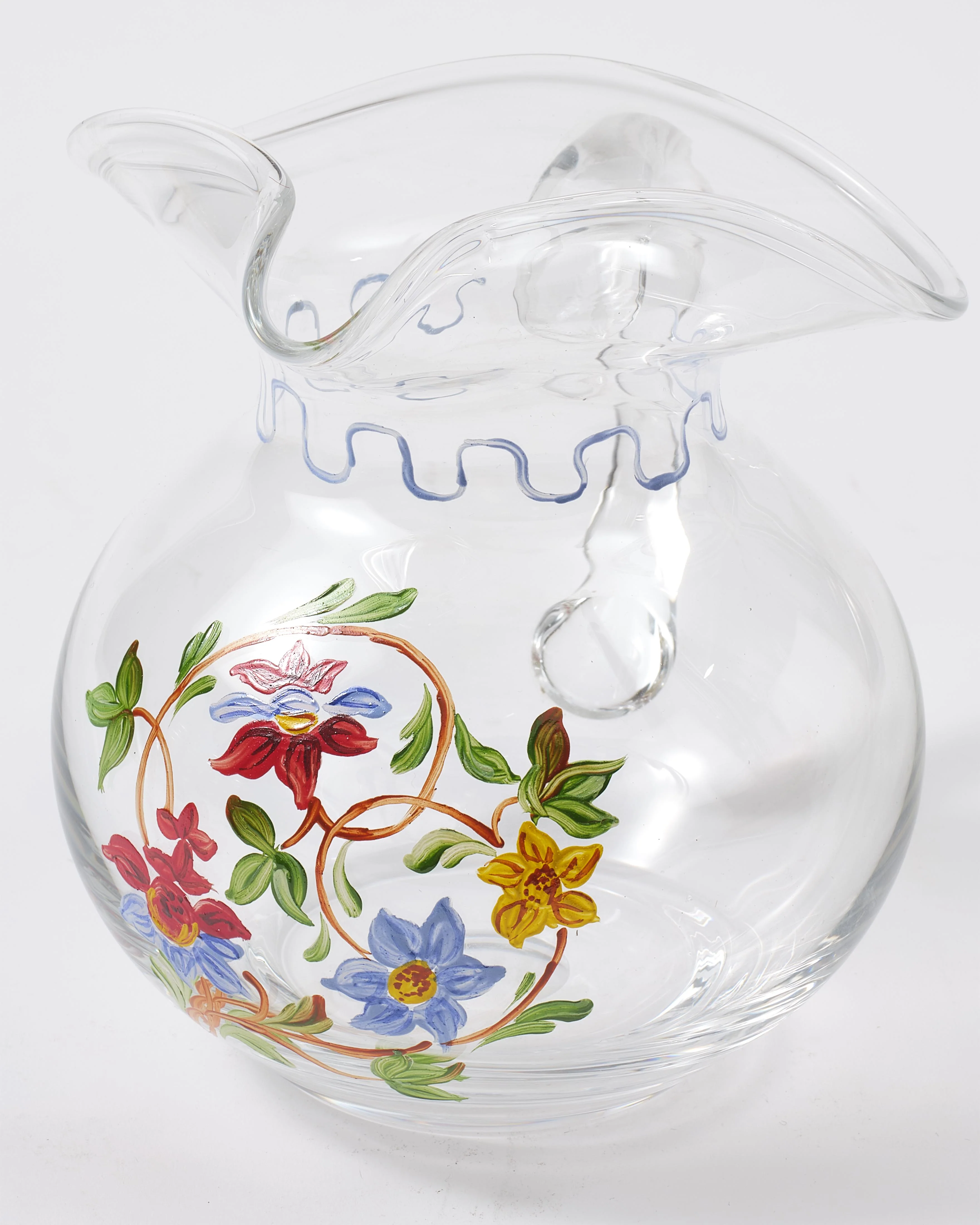 Murano Cornucopia Hand-Painted Jug - Image 3