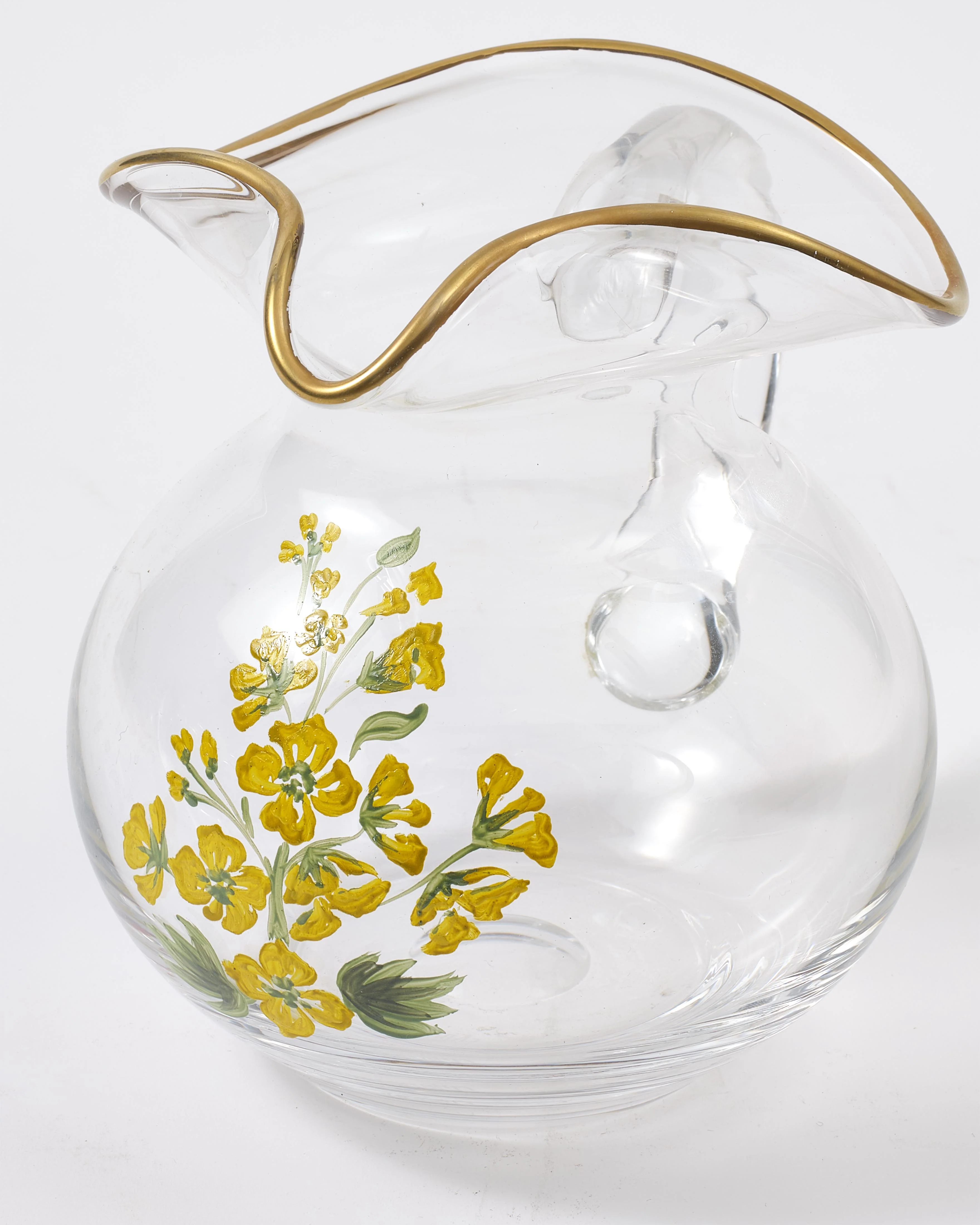 Murano Primrose Hand-Painted Jug - Image 3