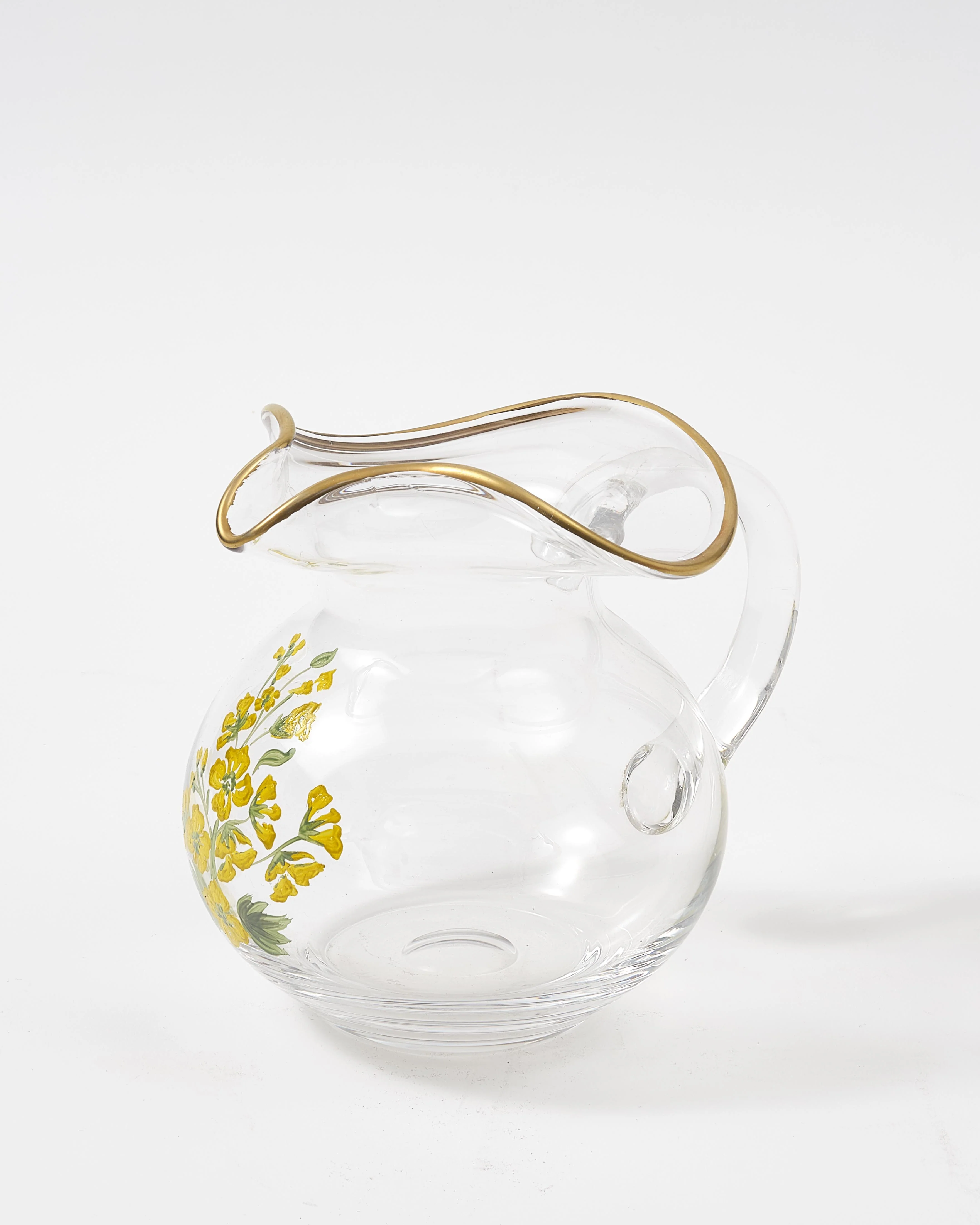 Murano Primrose Hand-Painted Jug - Image 5