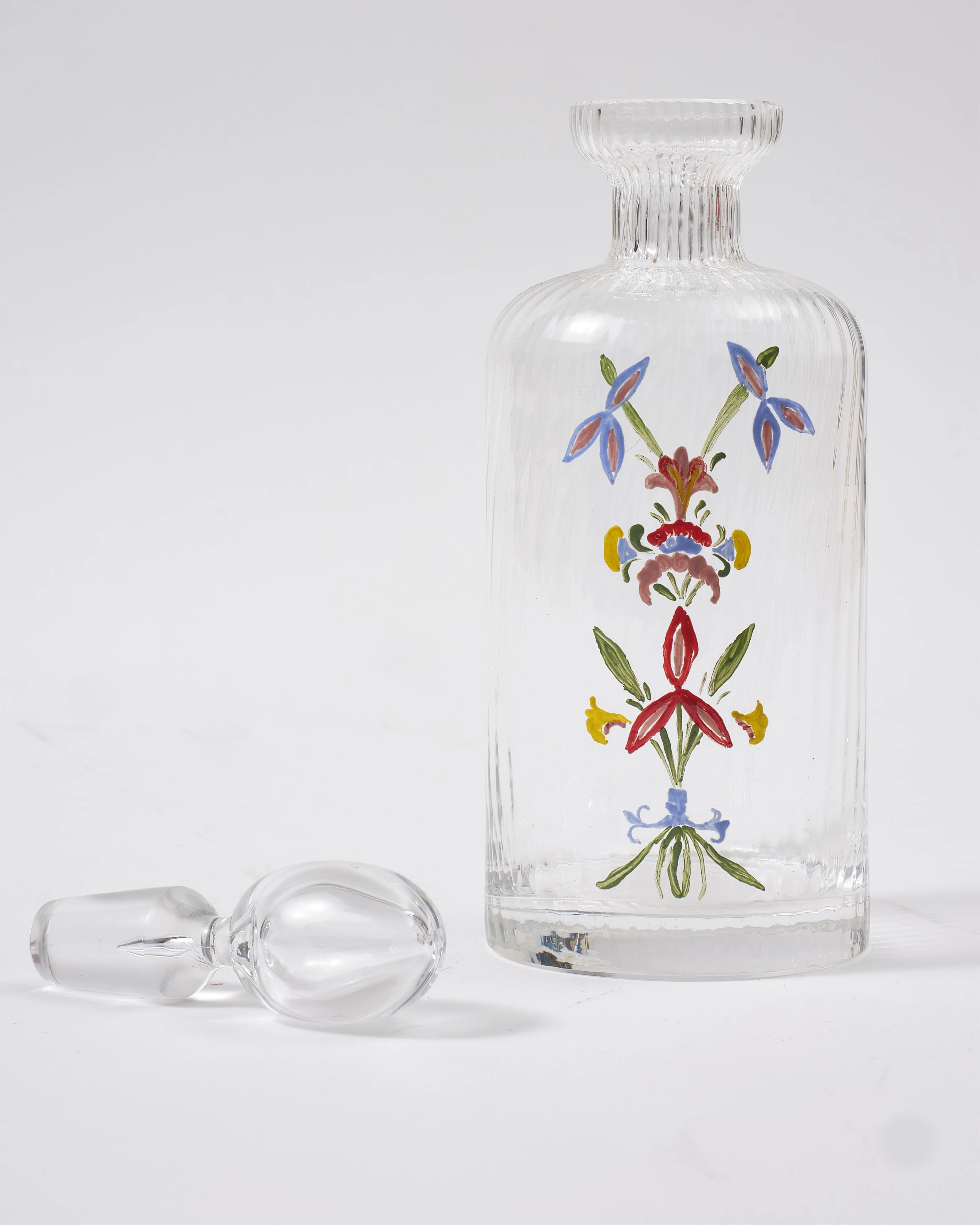 Murano Gulistan Hand-Painted Oil Bottle - Image 3