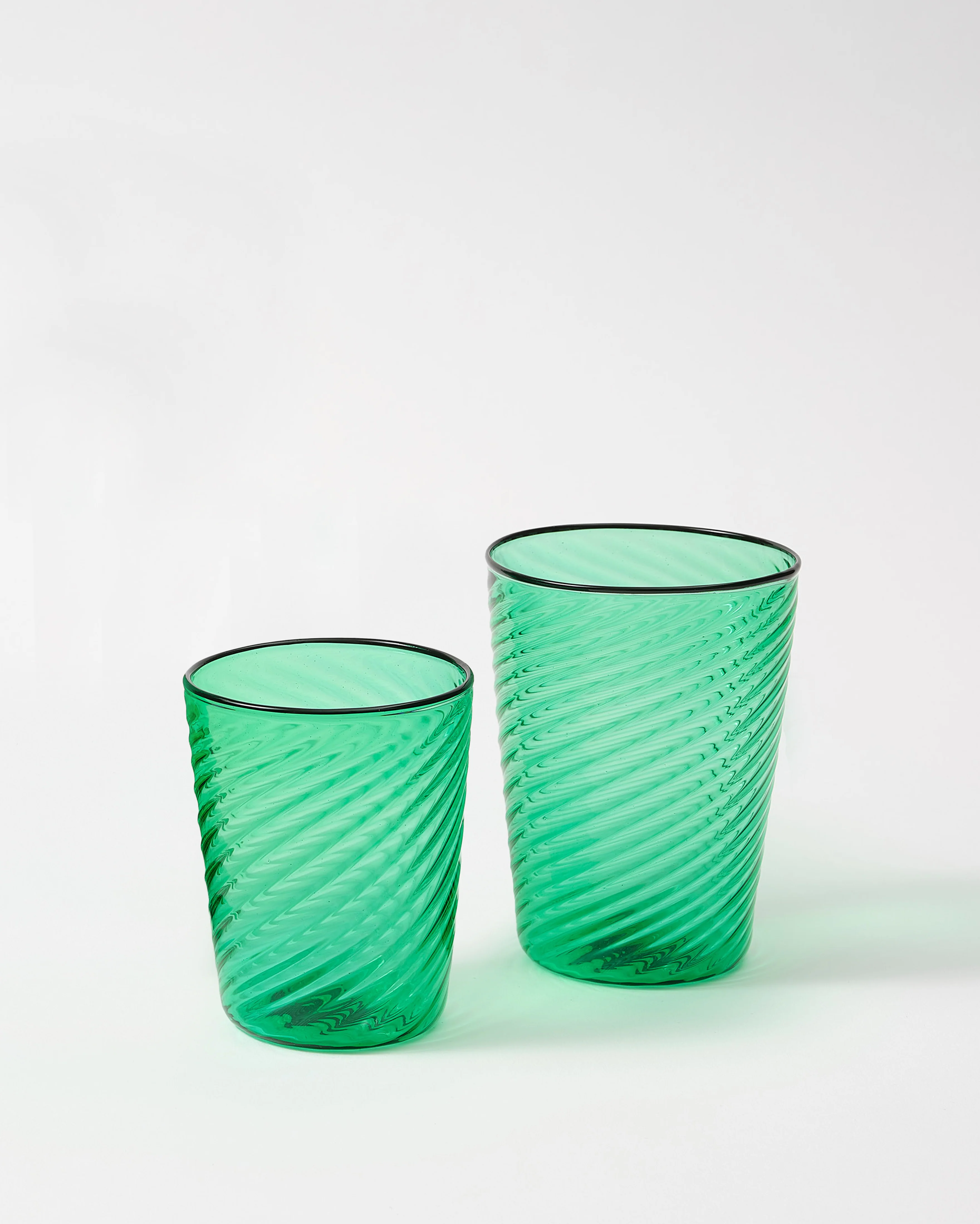 Venezia Water Glass, Green - Image 4