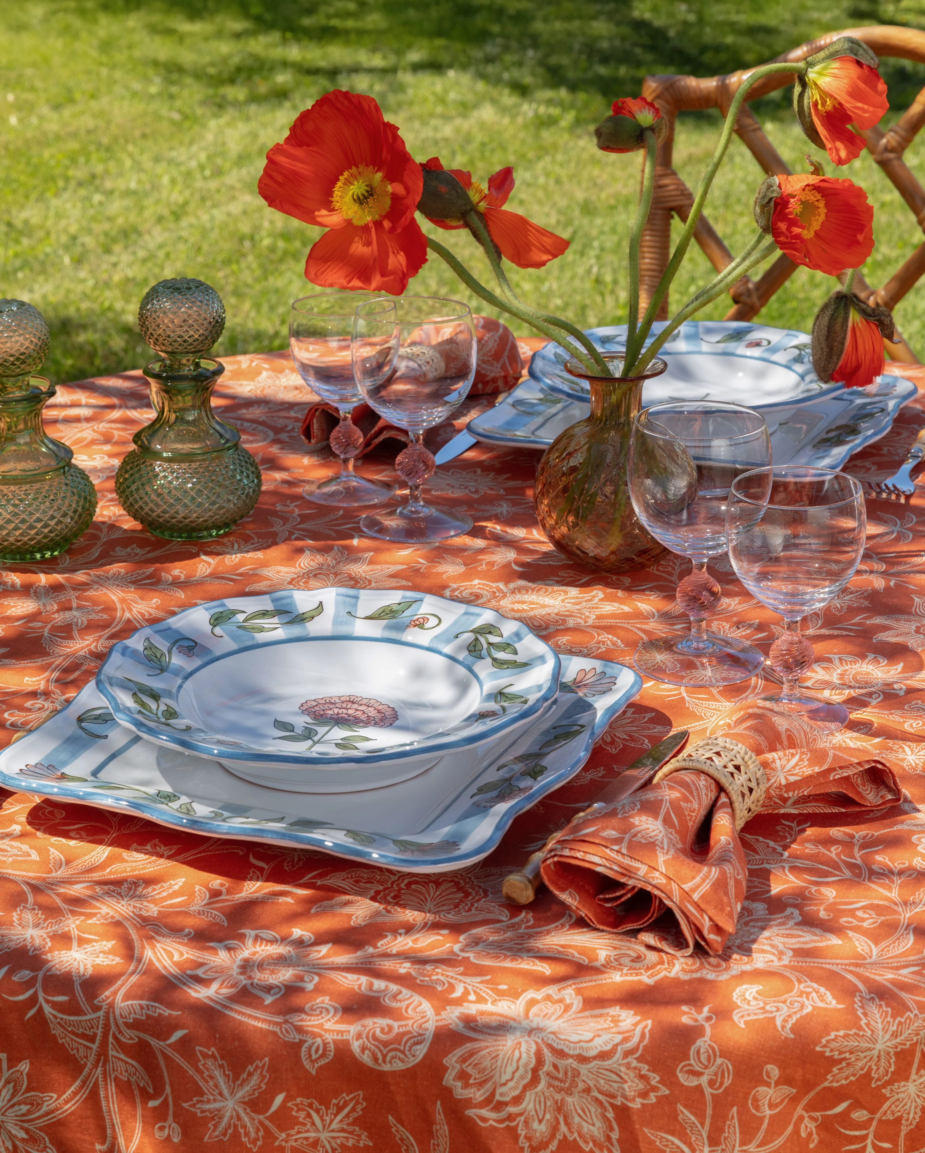 Destree x Cabana Linen Napkins Orange, (Set of 4) - Image 2