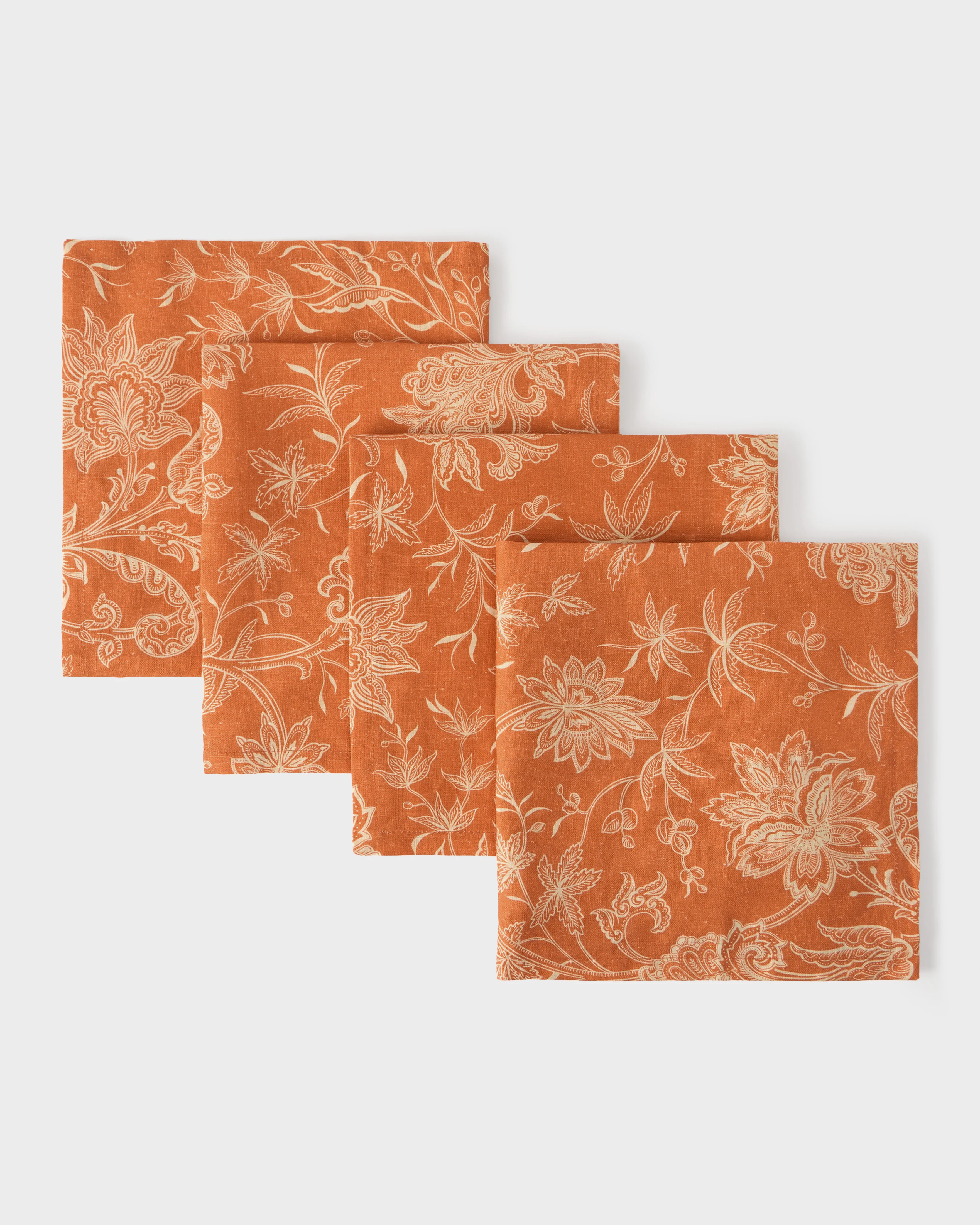 Destree x Cabana Linen Napkins Orange, (Set of 4) - Image 3