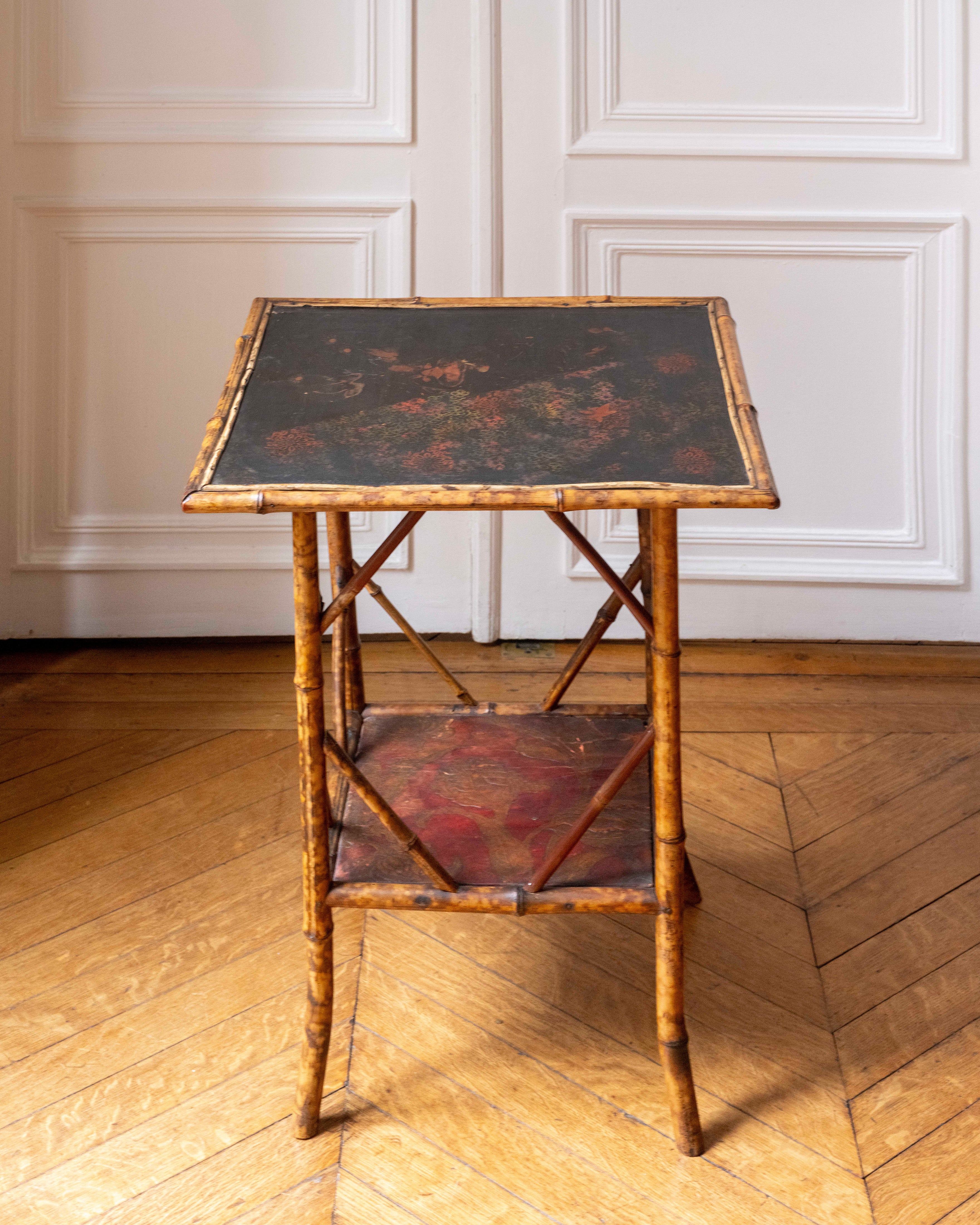 Napoleon III Bamboo Side Table