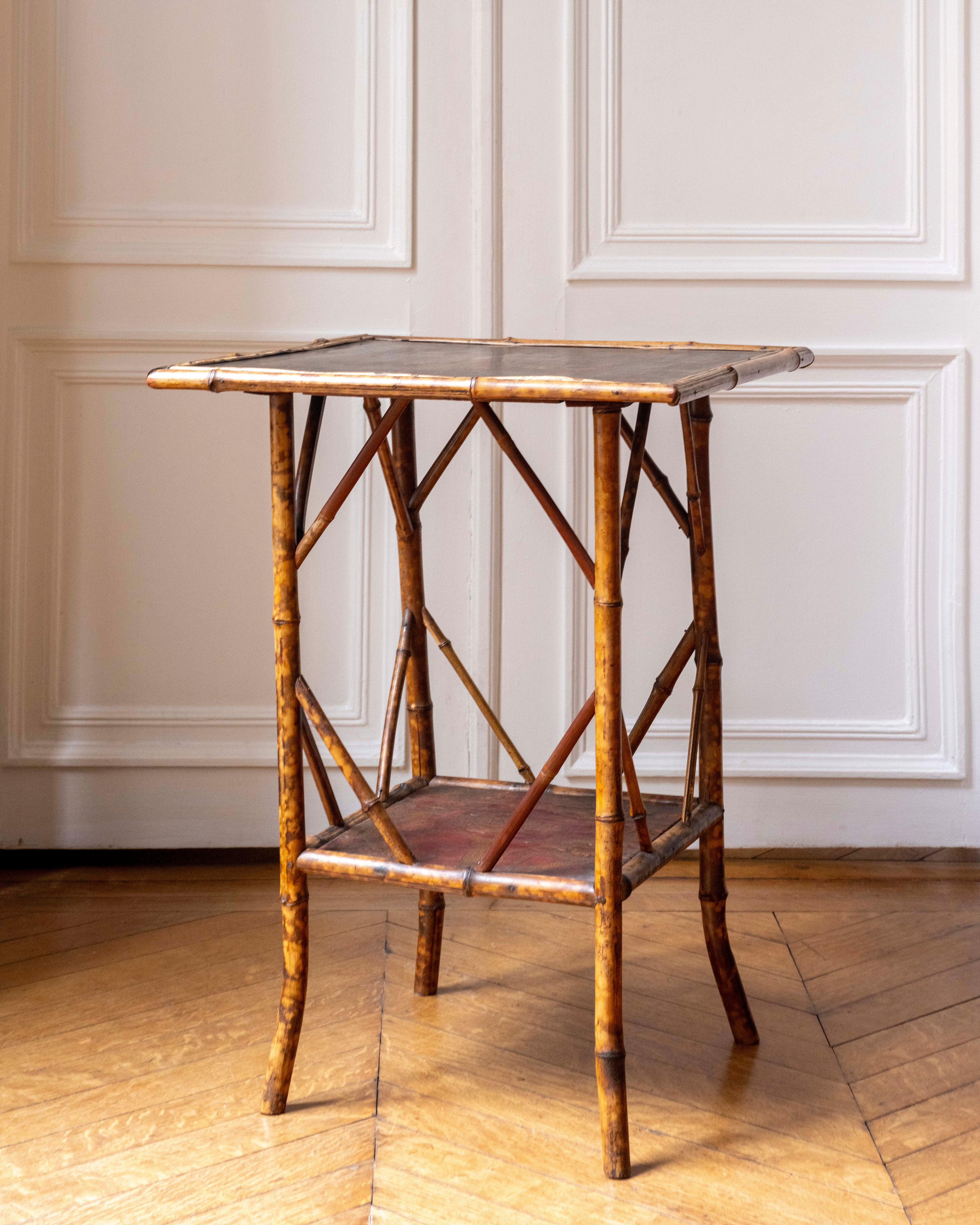 Napoleon III Bamboo Side Table - Image 2