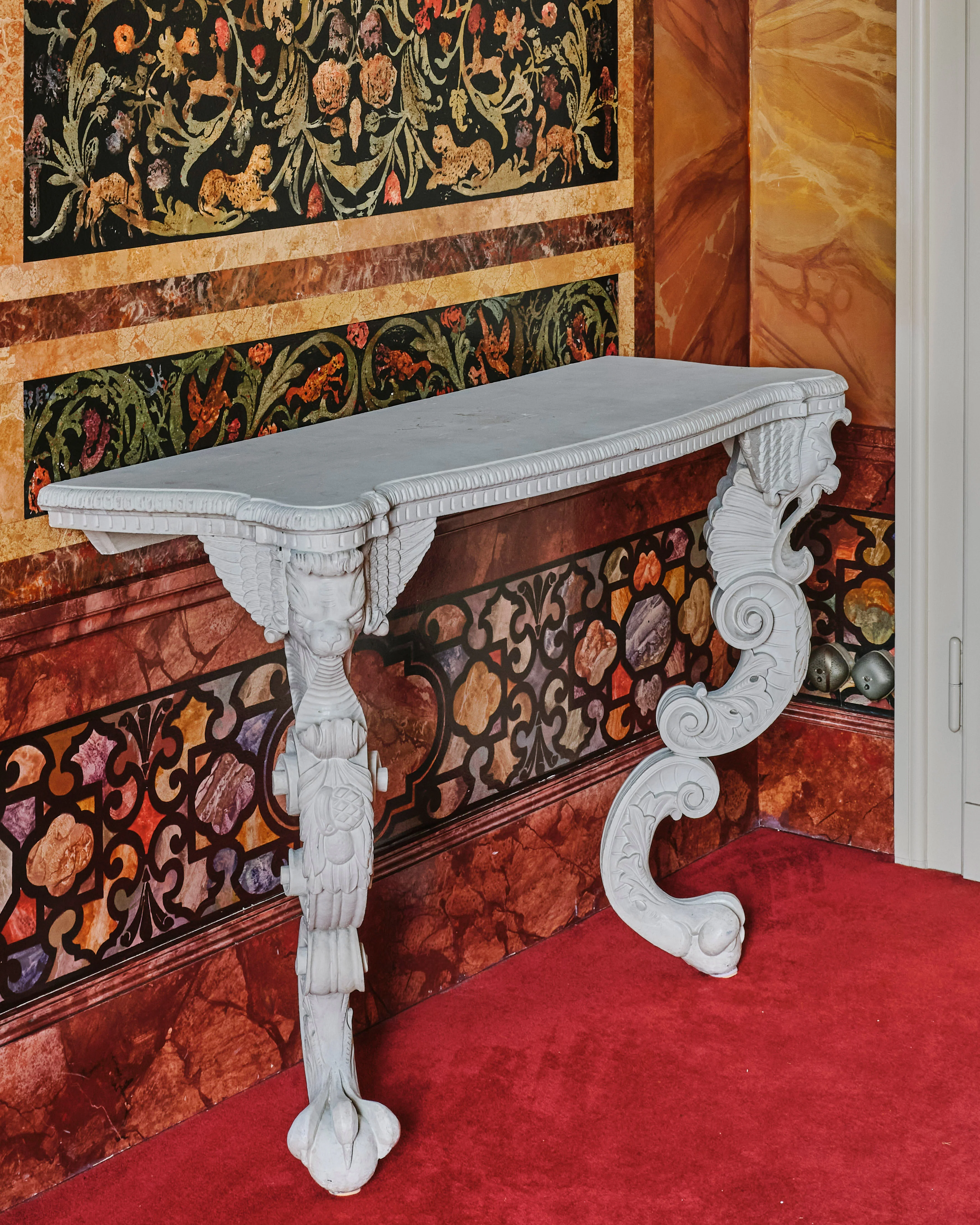 Ornate Carved Console Table