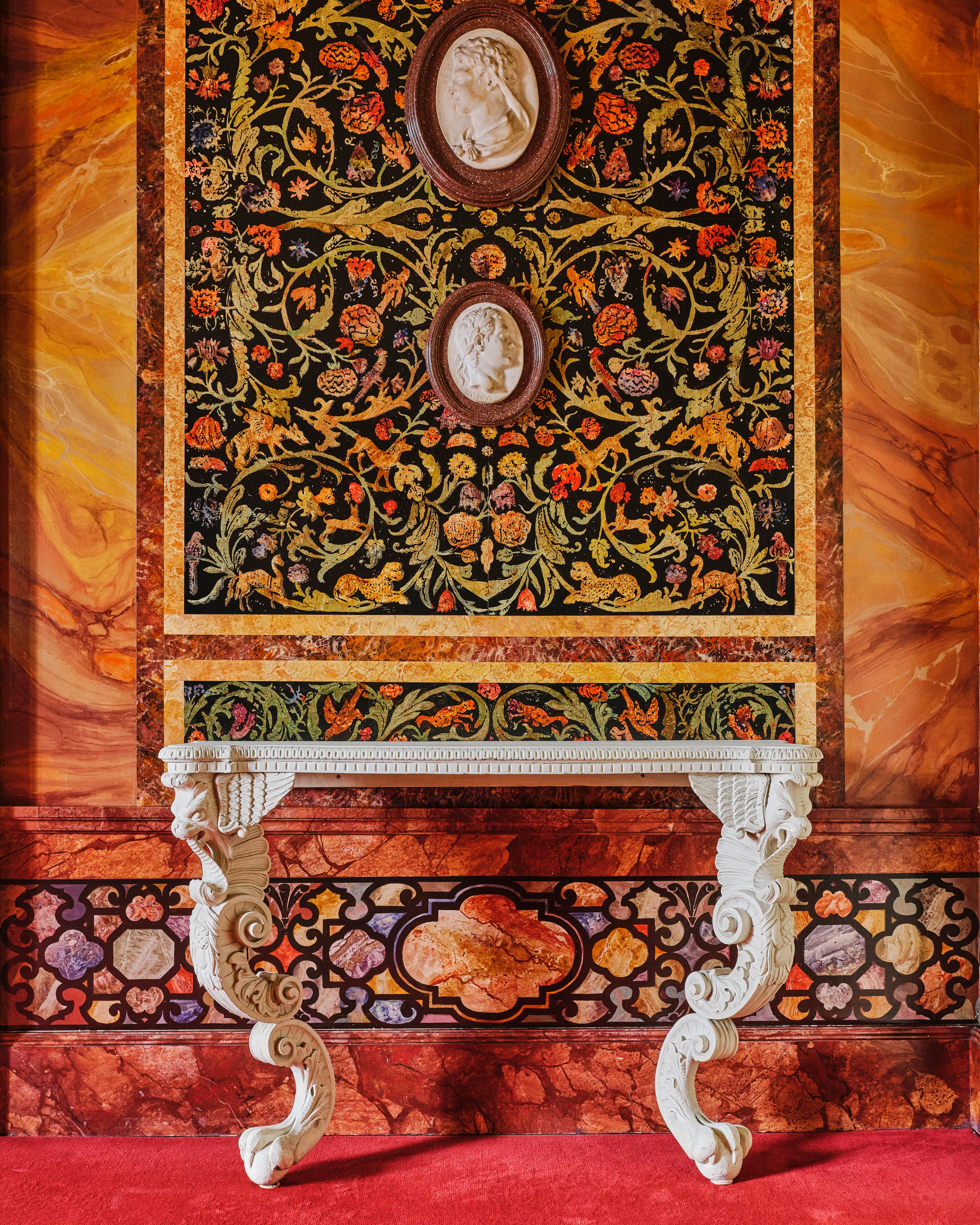 Ornate Carved Console Table - Image 2