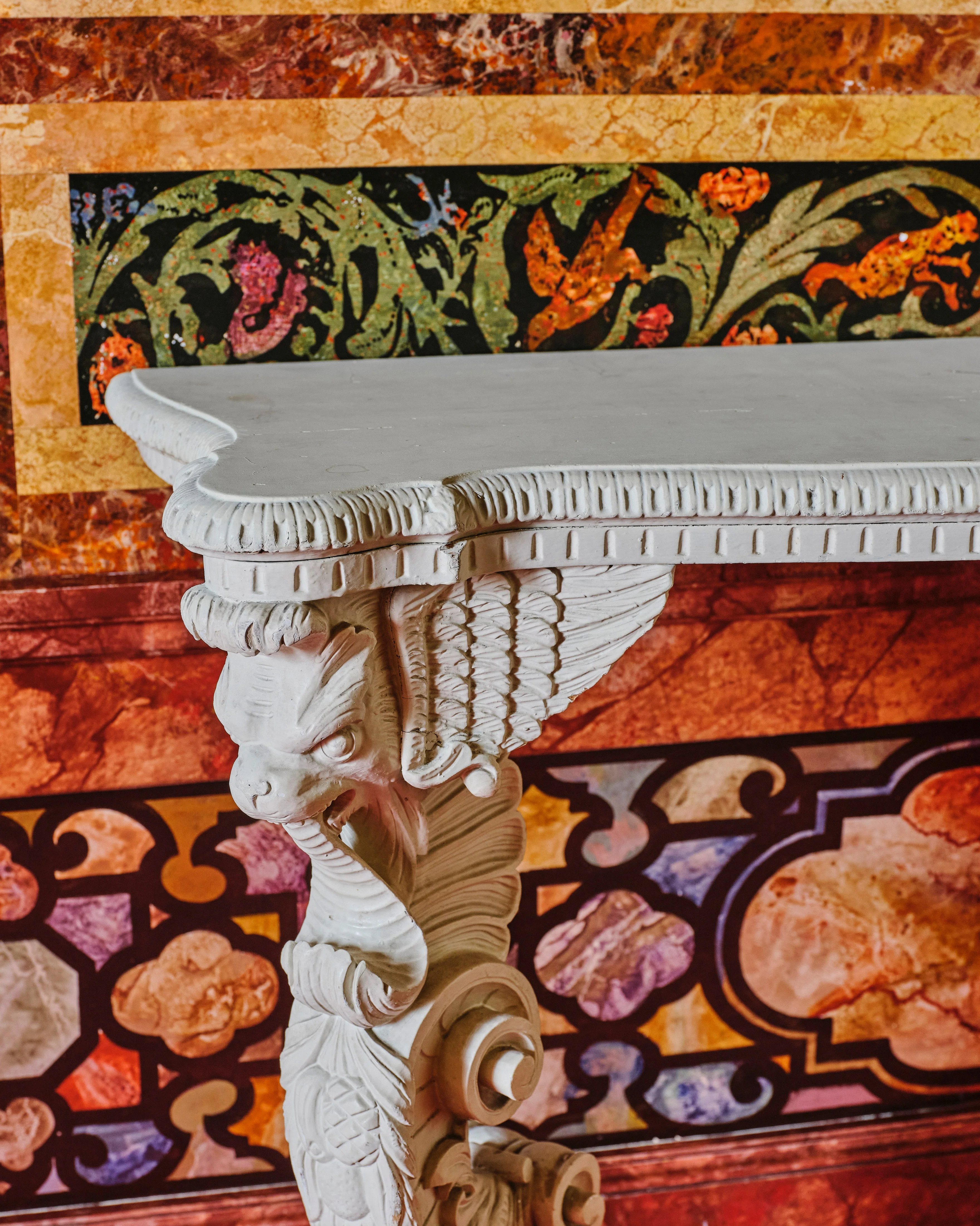 Ornate Carved Console Table - Image 3