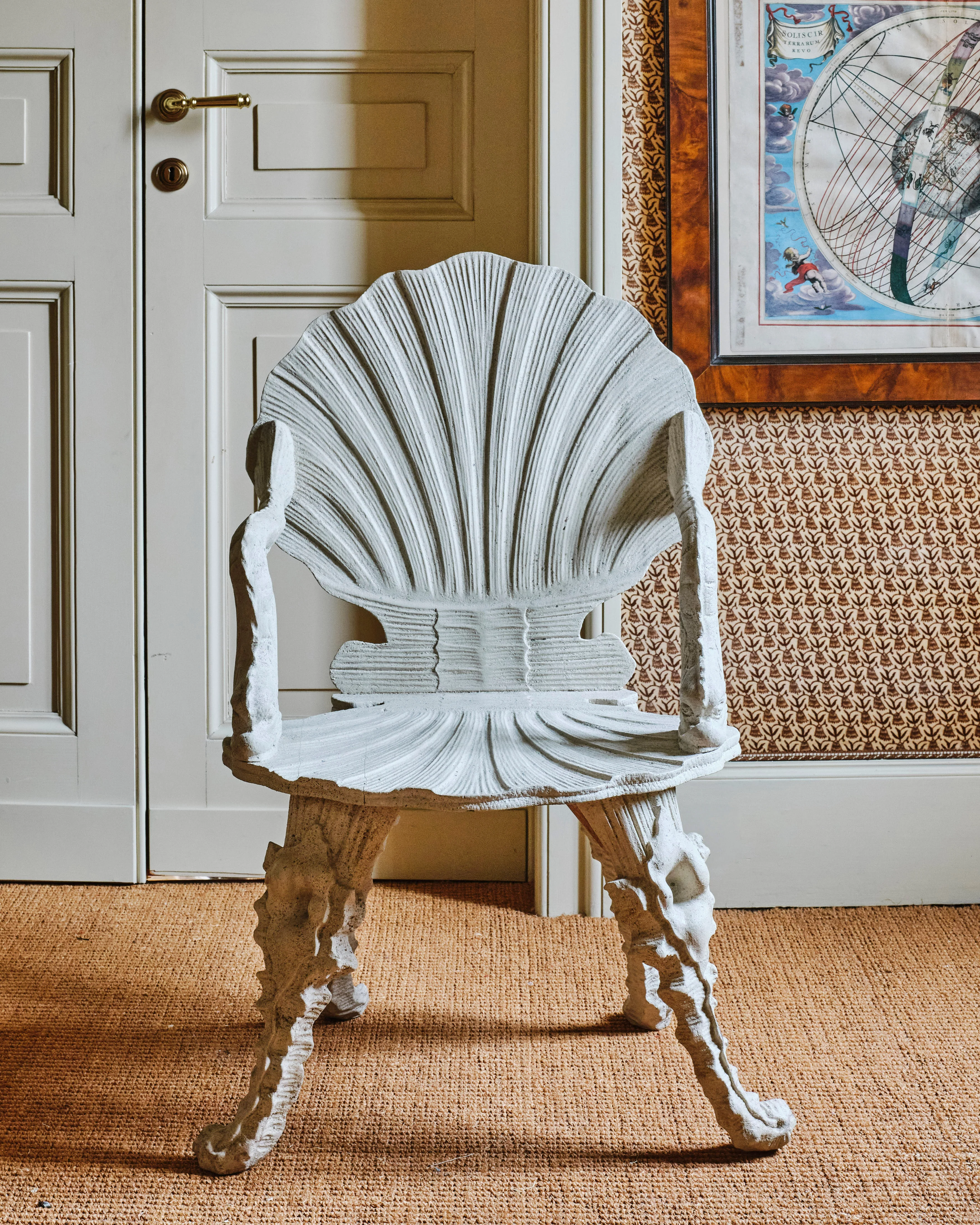 Pair of Grotto Shell-Back Chairs - Image 2