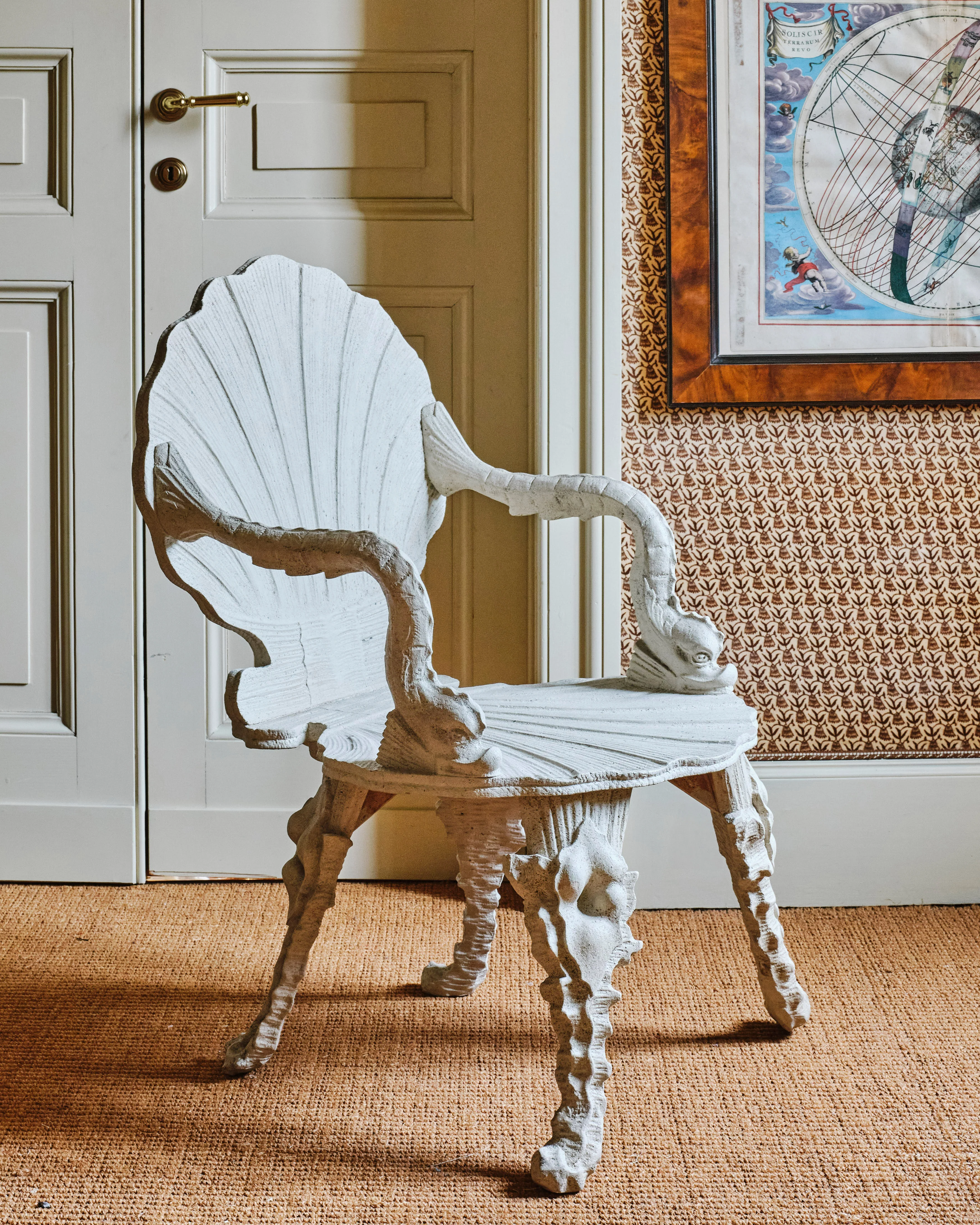 Pair of Grotto Shell-Back Chairs - Image 3
