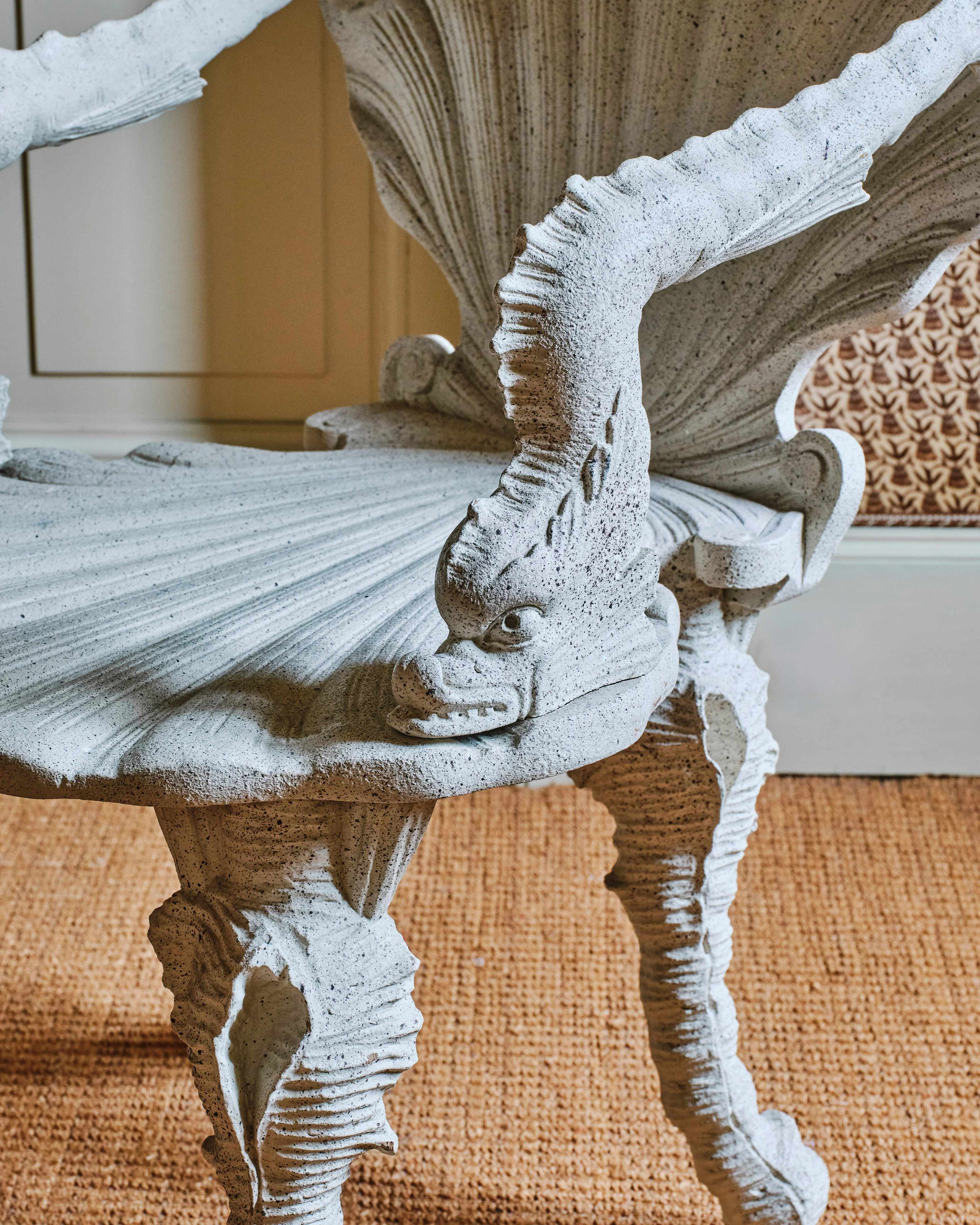 Pair of Grotto Shell-Back Chairs - Image 6