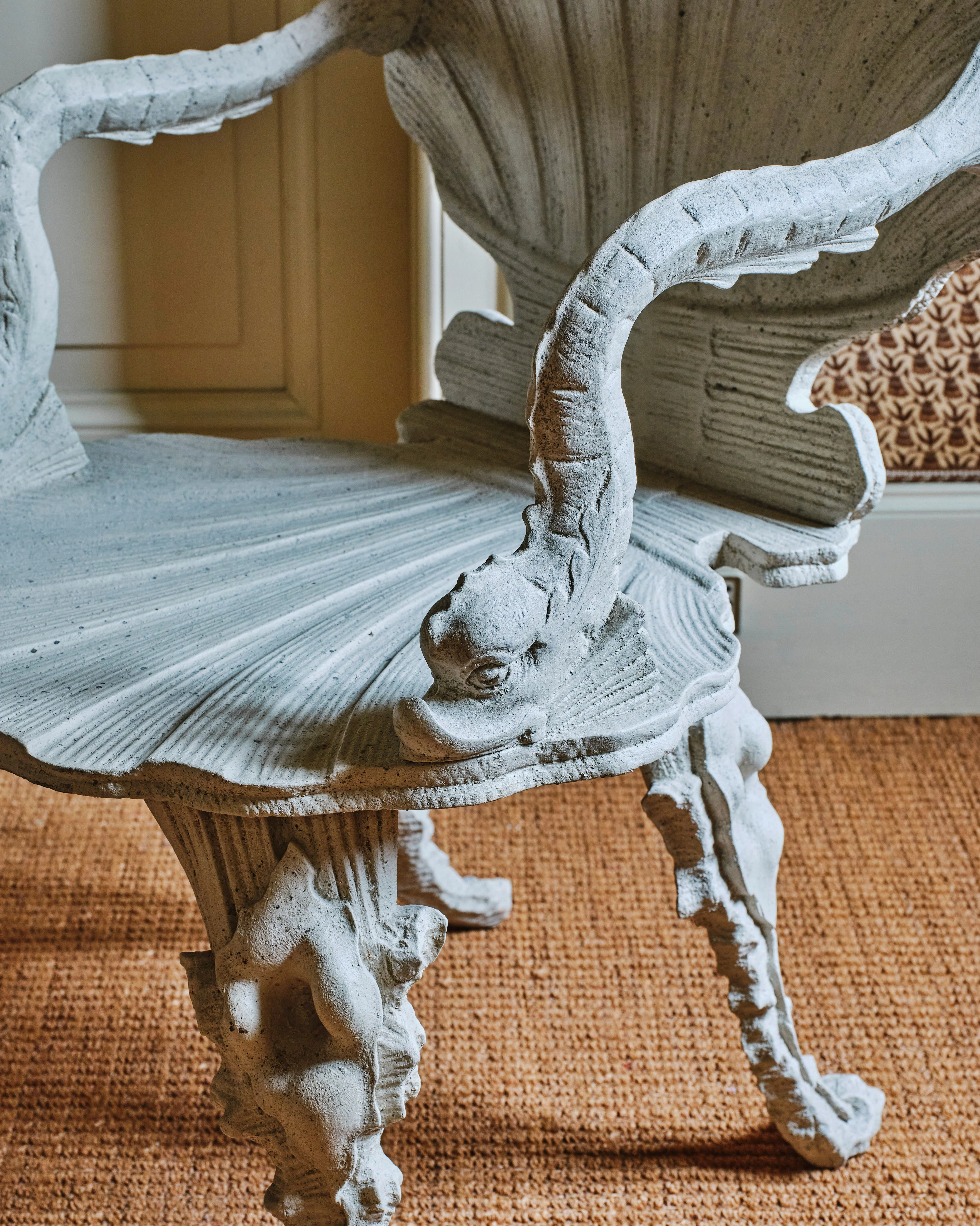 Pair of Grotto Shell-Back Chairs - Image 9
