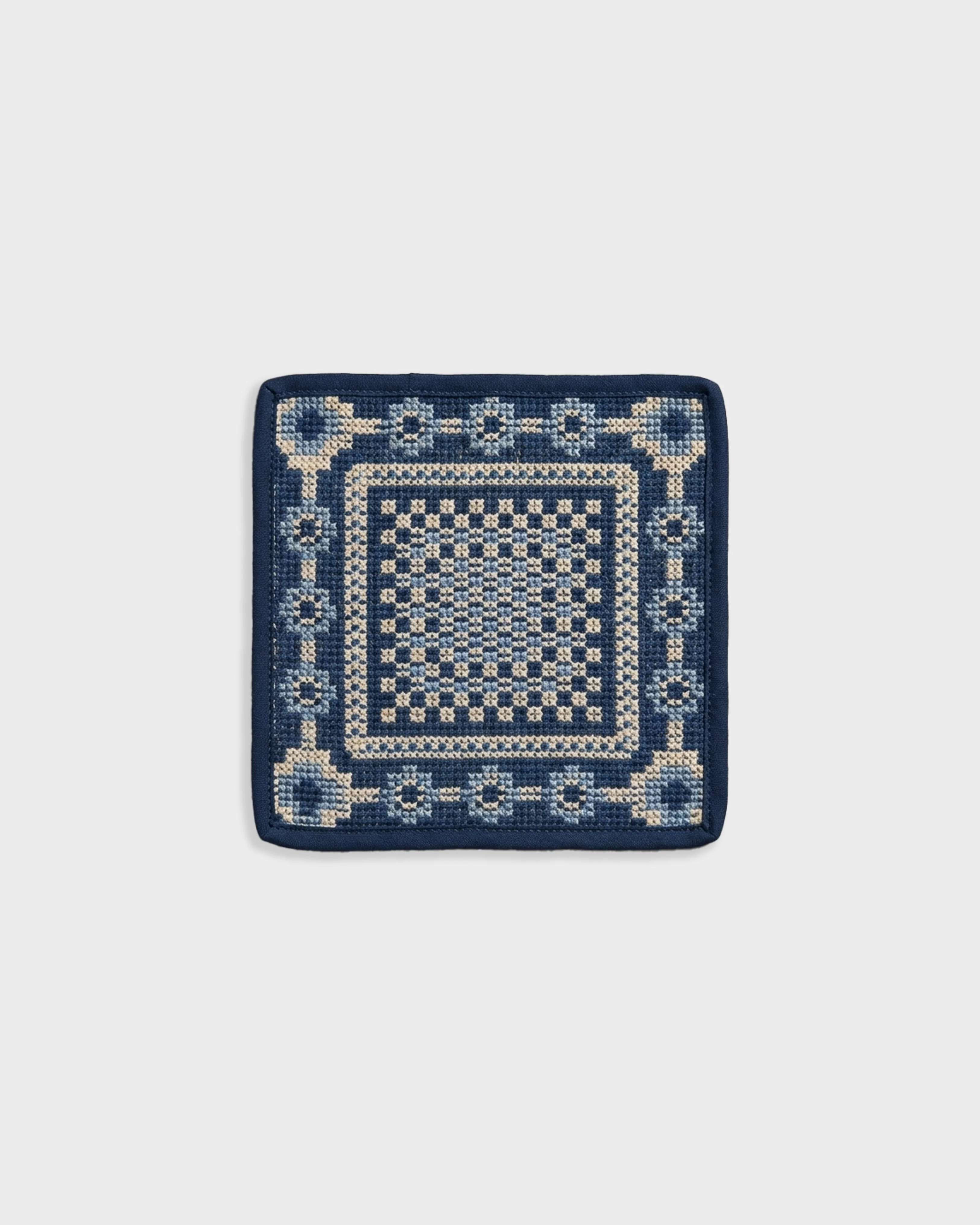 Ralph Lauren Home x Cabana, Edgecombe Needlepoint Cocktail Napkins (Set of 4) - Image 3