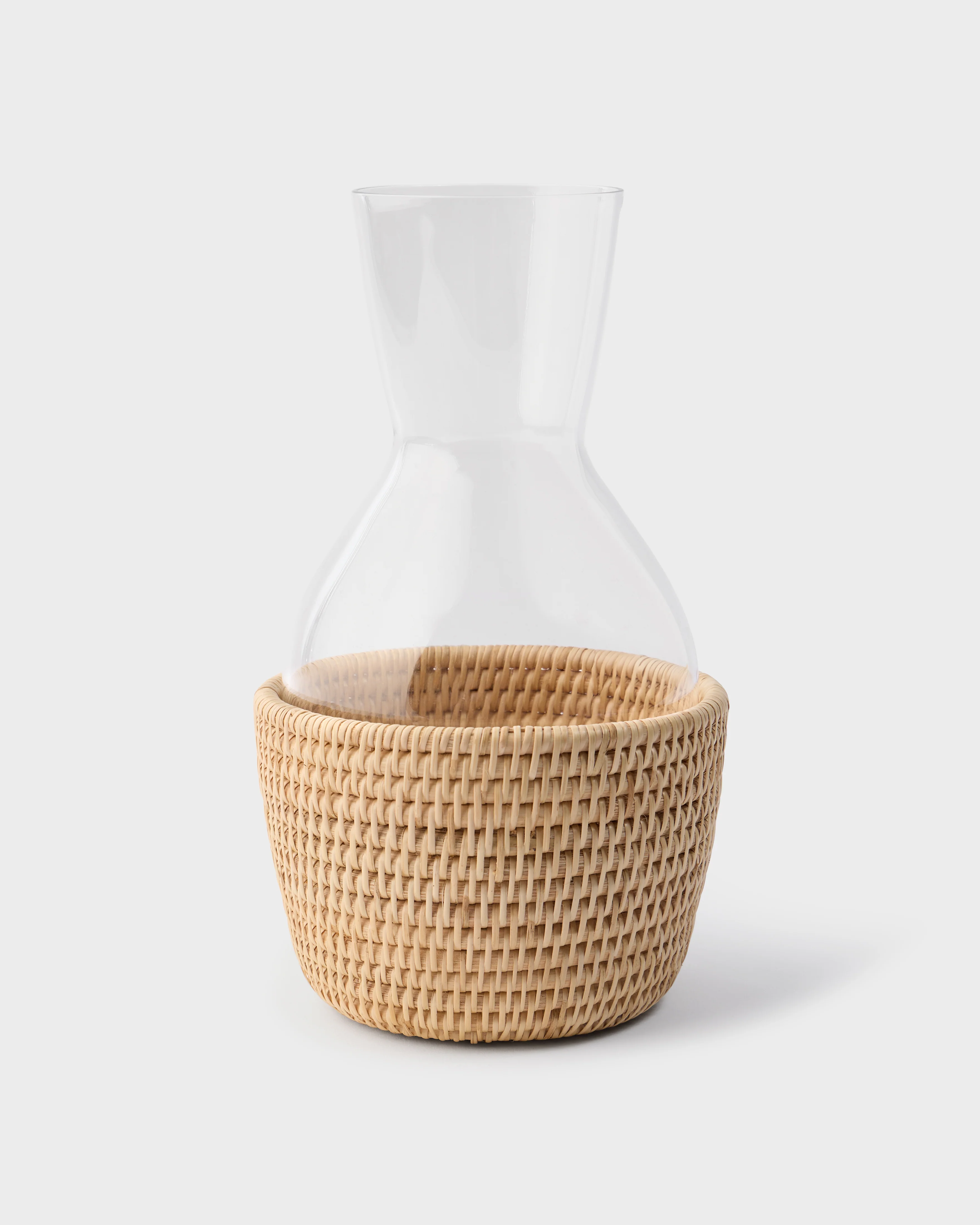 Rattan Sabbia Glass Carafe