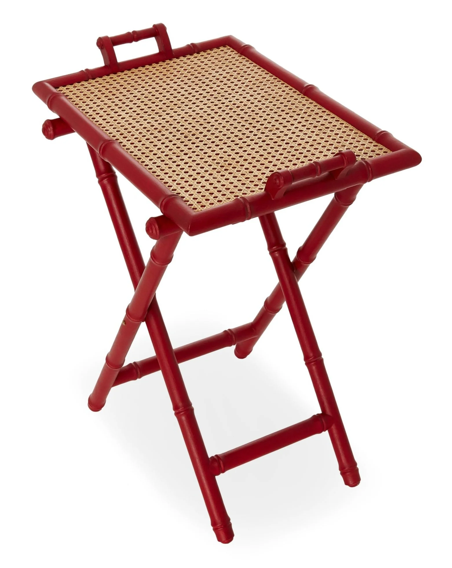 Folding Tray Table Red - Image 4