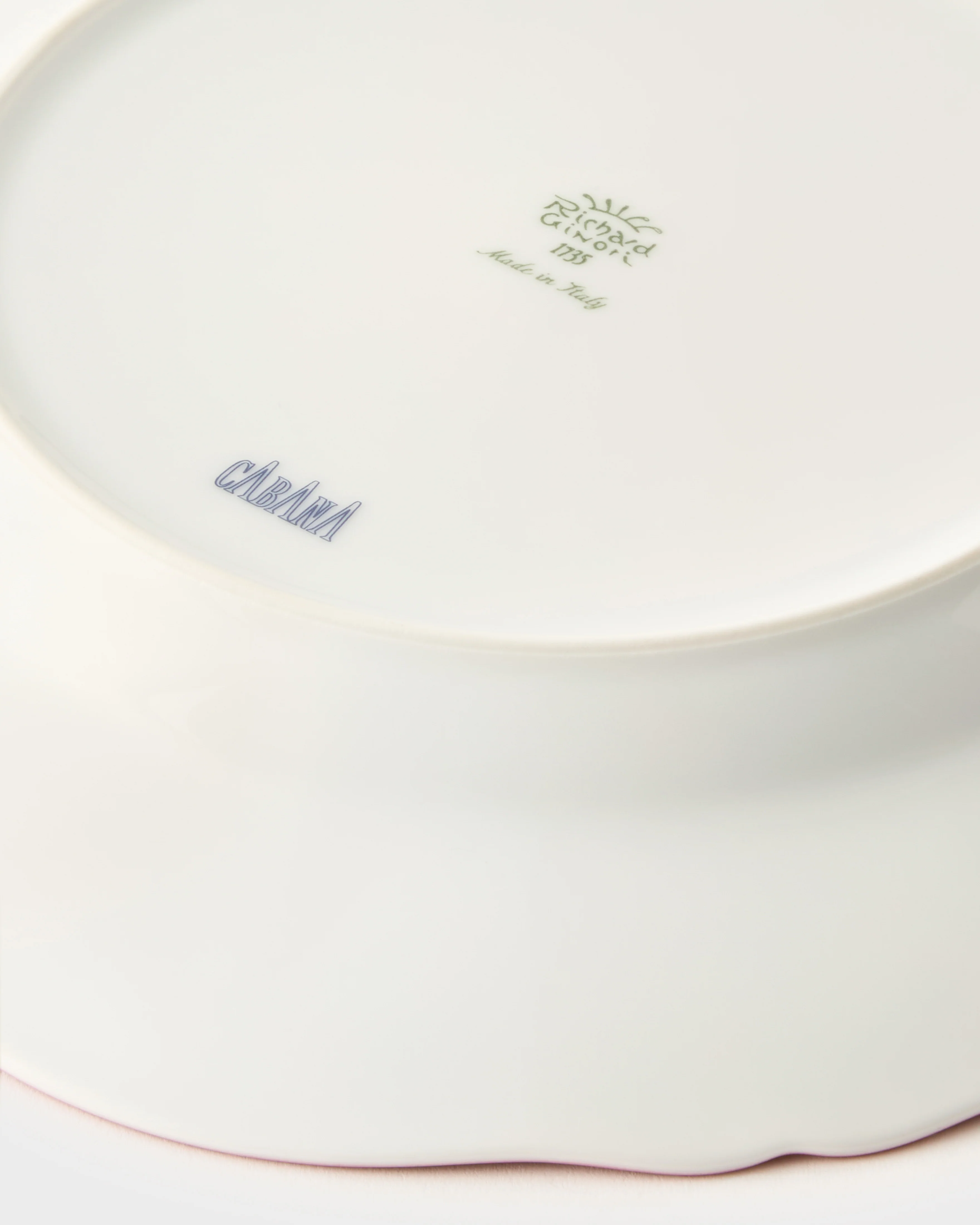 Floral Dessert Plate Pink by Ginori 1735 - Image 4