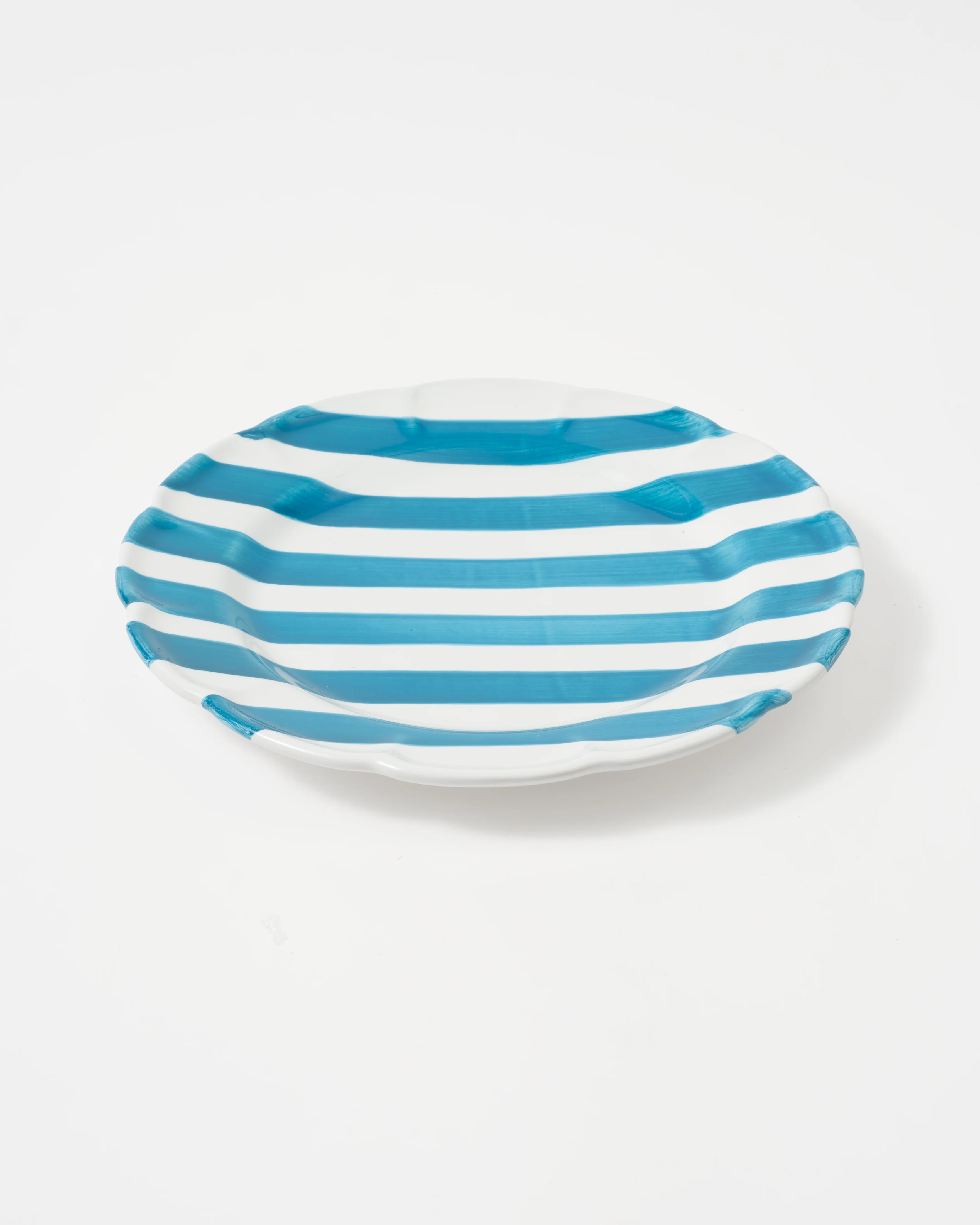 Righe Dinner Plate, Petrol - Image 4