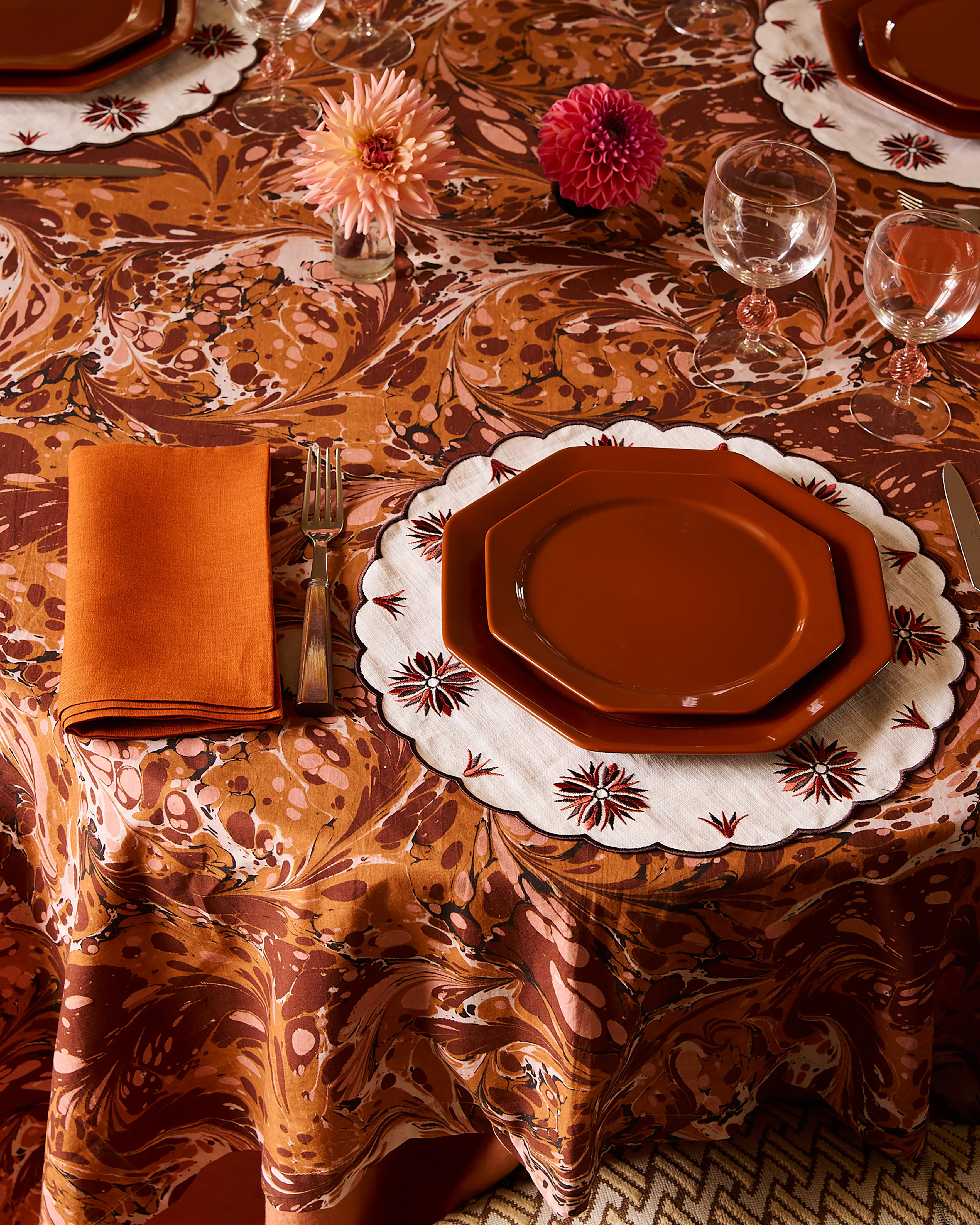 Terracotta Linen Napkins (Set of 4) - Image 3