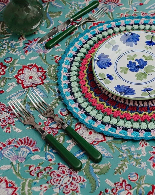Sabre Dinner Fork, Green - Image 3