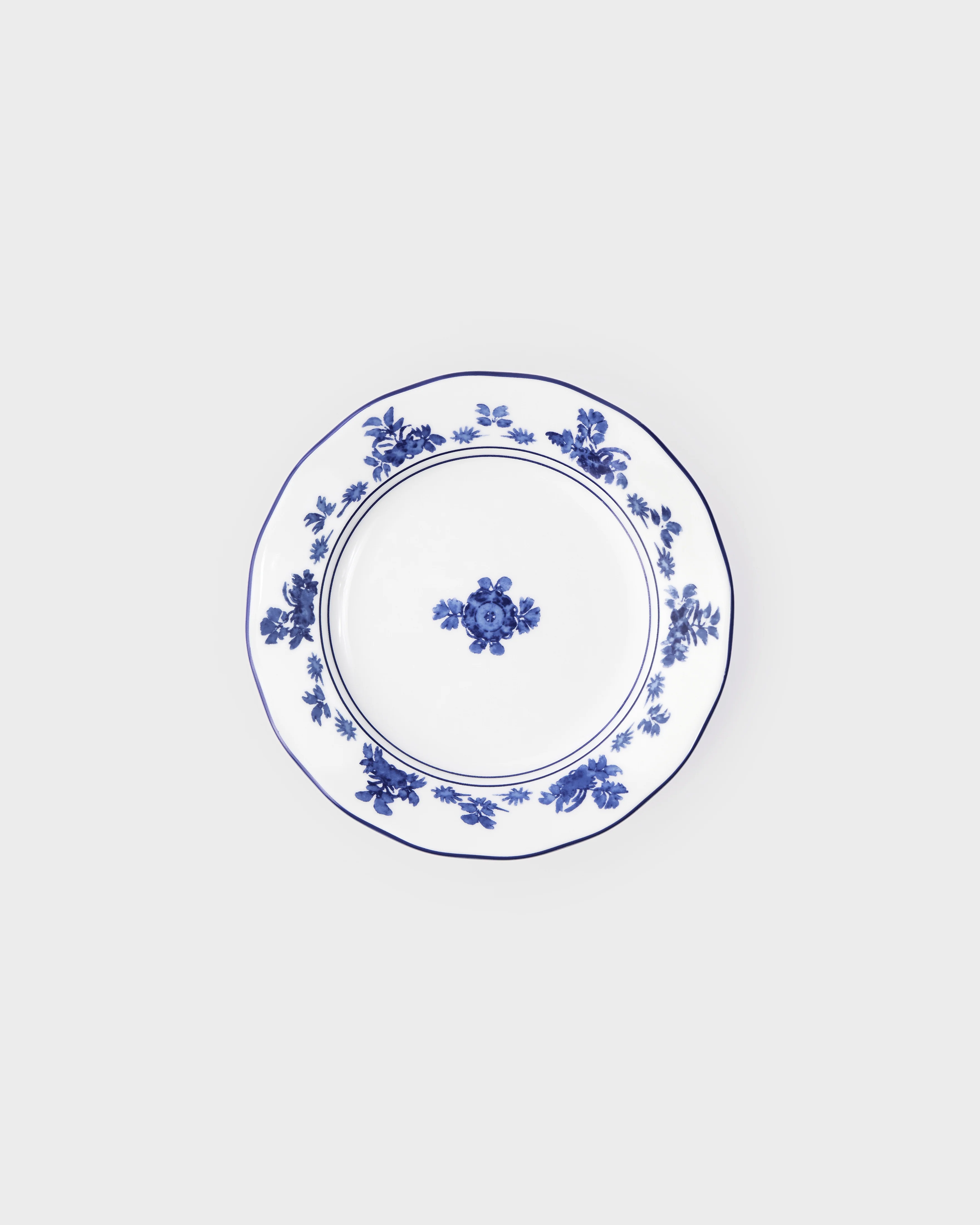 Gloria Porcelain Bread Plate, Blue