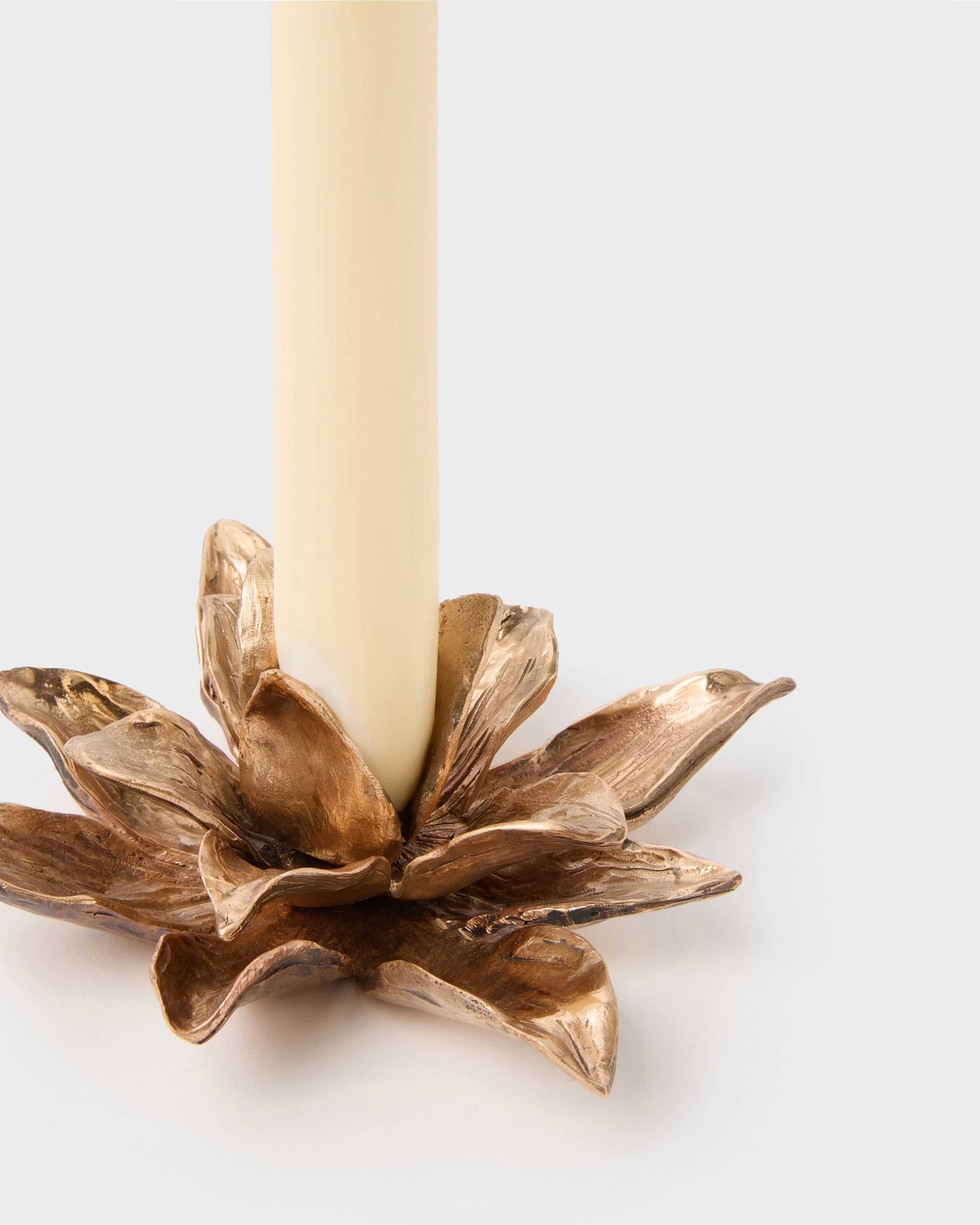 Dalia Bronze Candle Holder by Osanna Visconti, Medium - Image 5