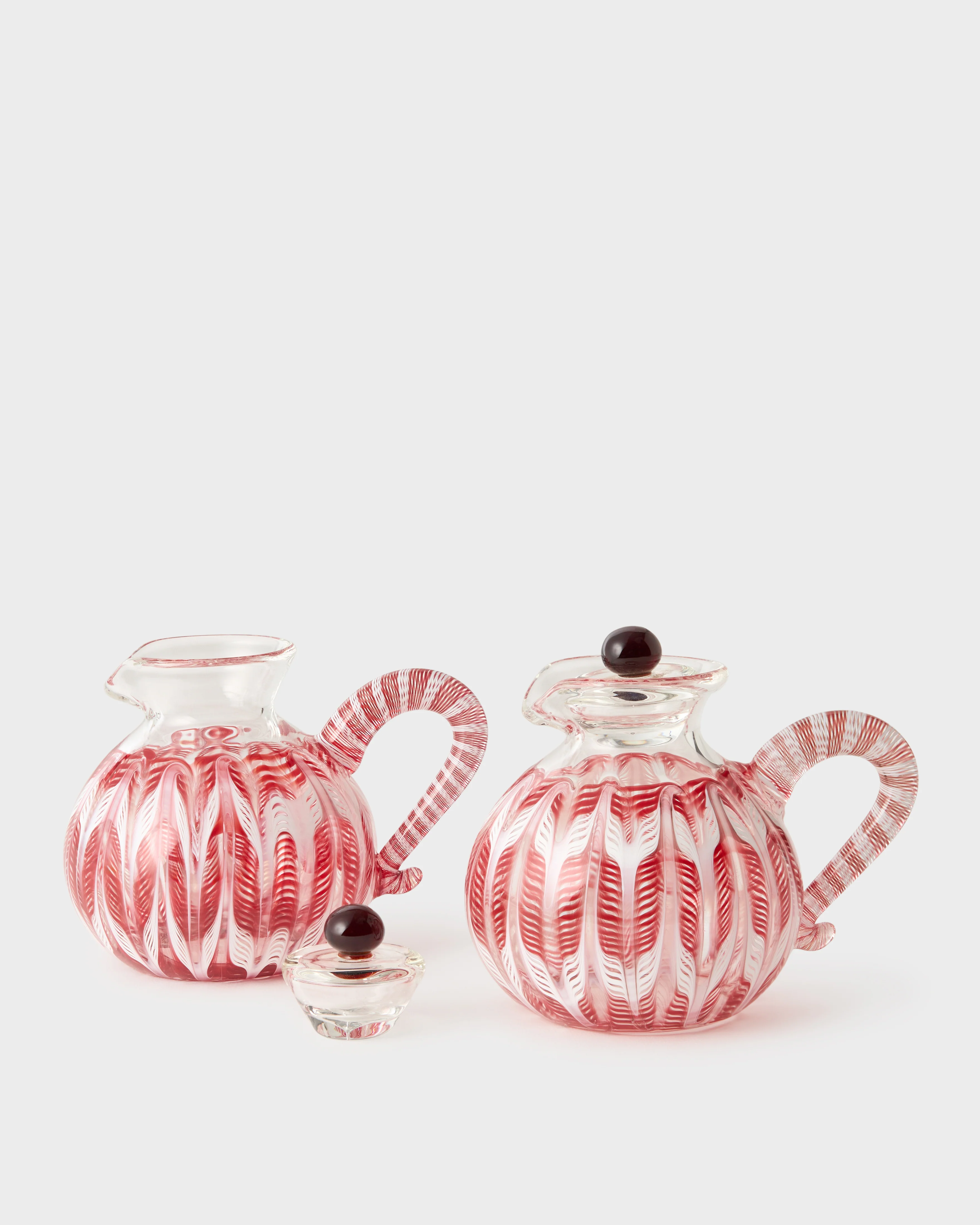 D'Ascoli Shaya Oil and Vinegar Set, Ruby - Image 4