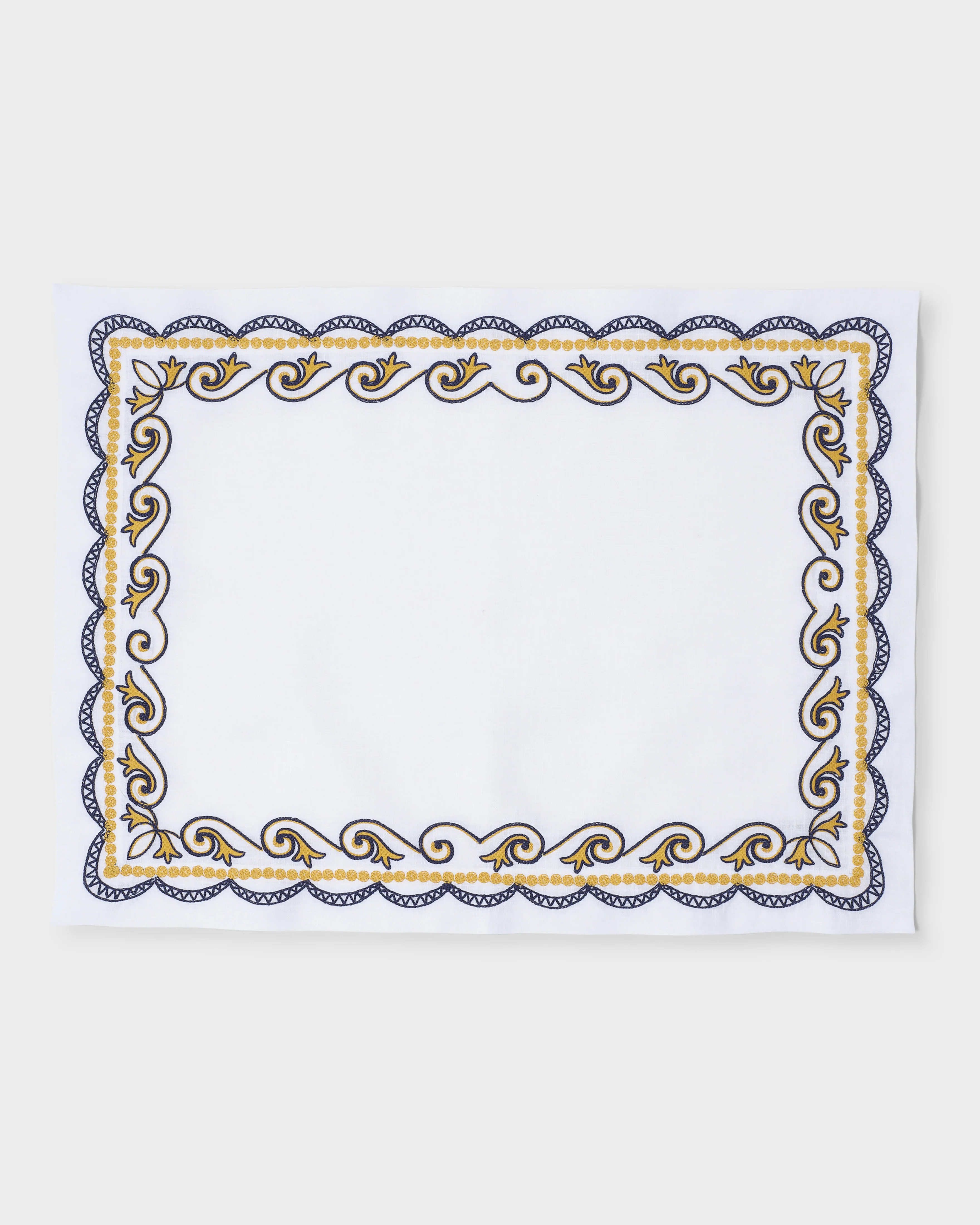Sofia Embroidered Placemat and Napkin - Image 3