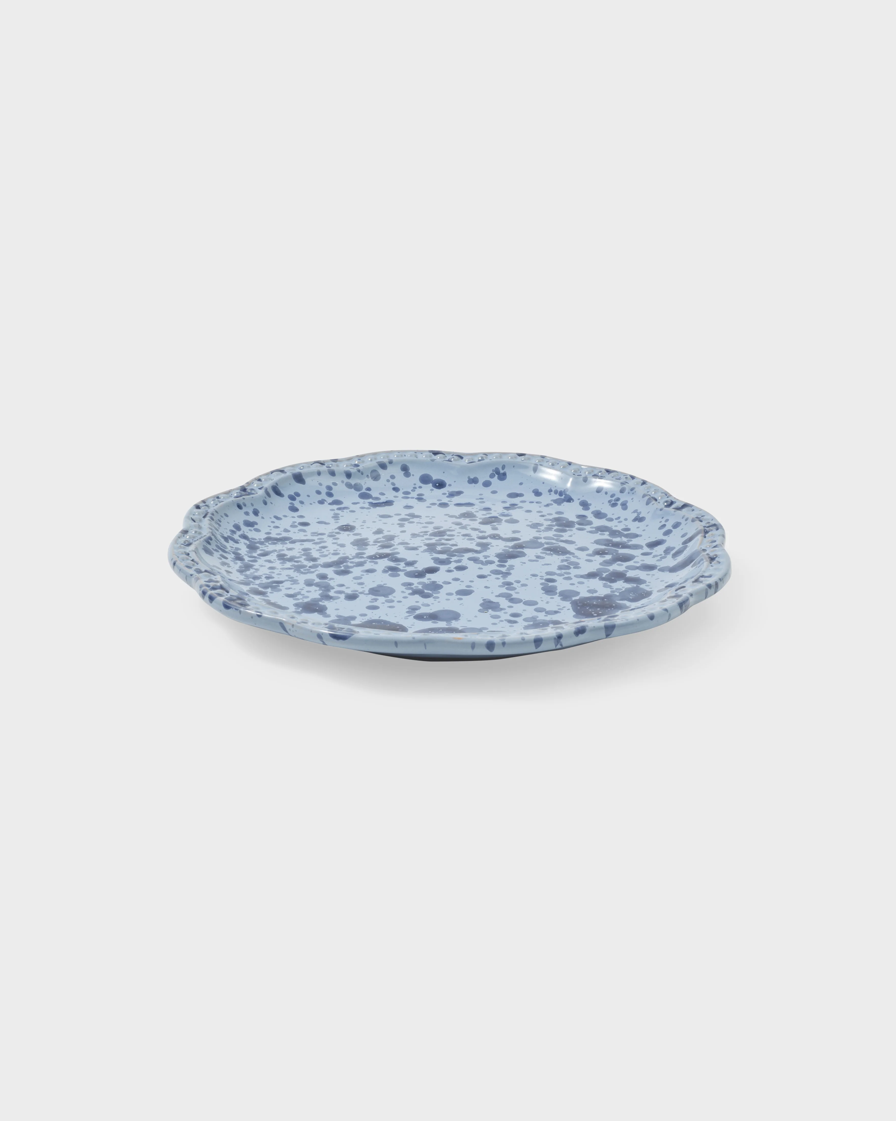 Speckled Dessert Plate, Blue - Image 3
