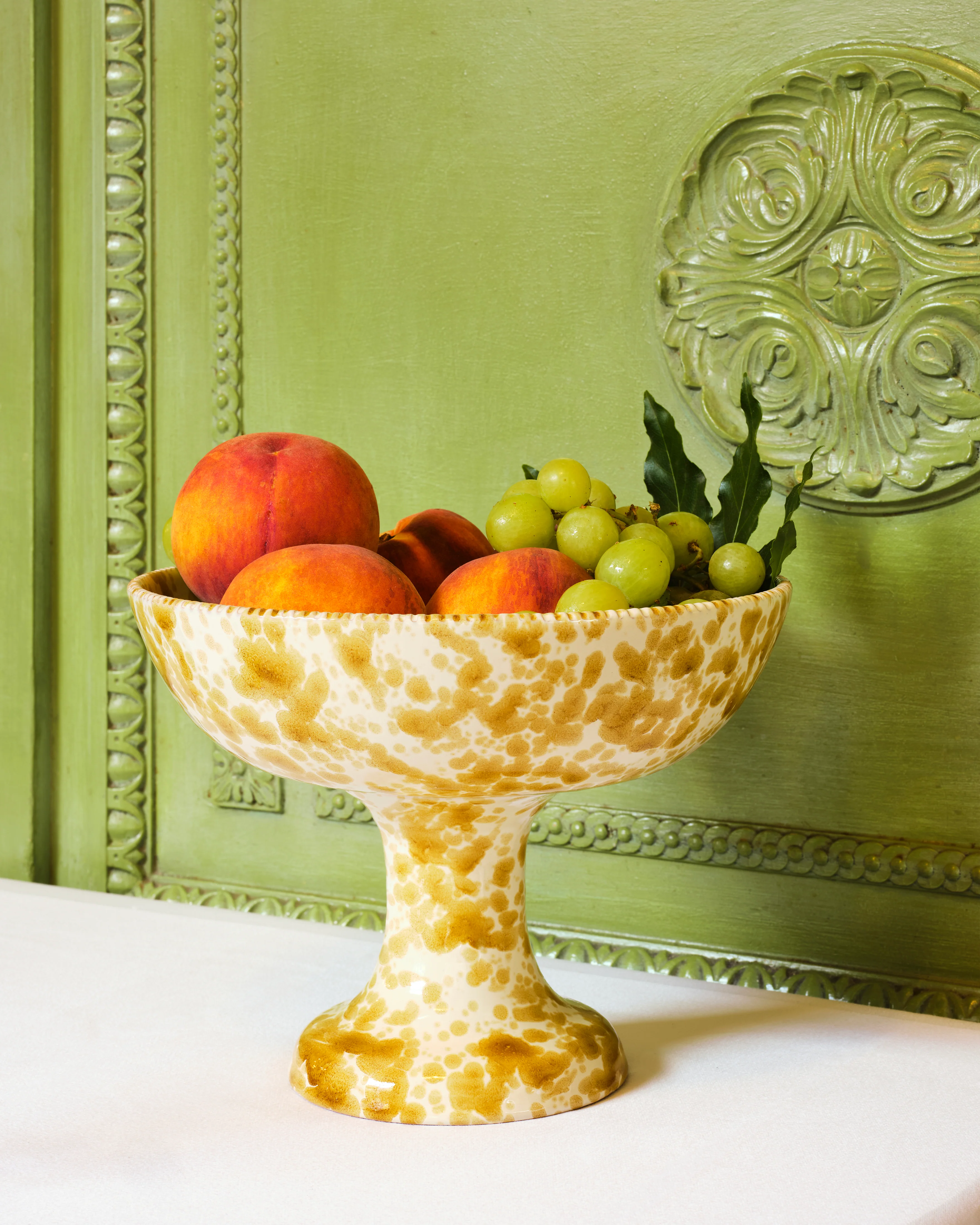 Speckled Fruit Stand, Yellow - Image 2