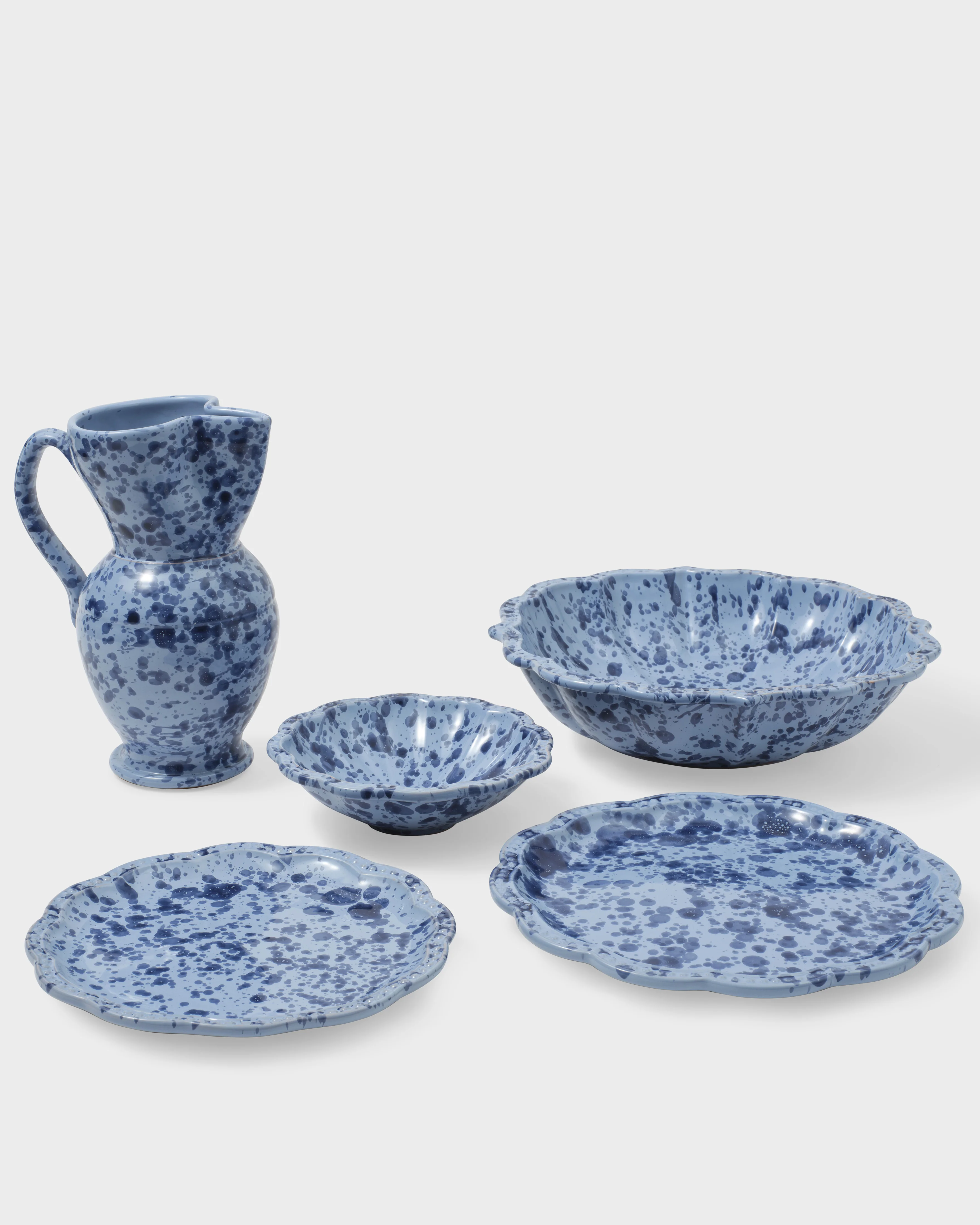 Speckled Pitcher, Blue - Image 5