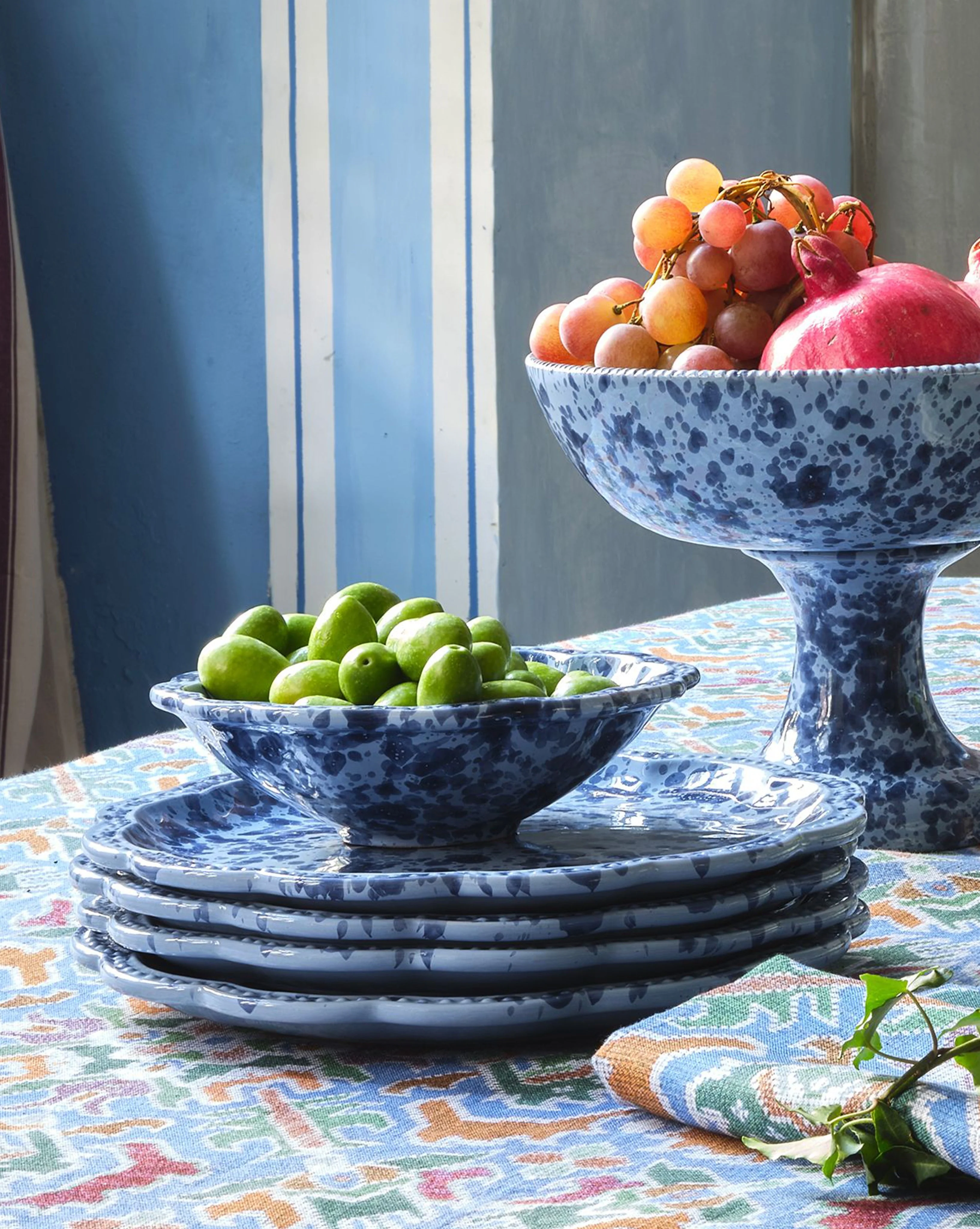 Speckled Small Bowl, Blue - Image 4