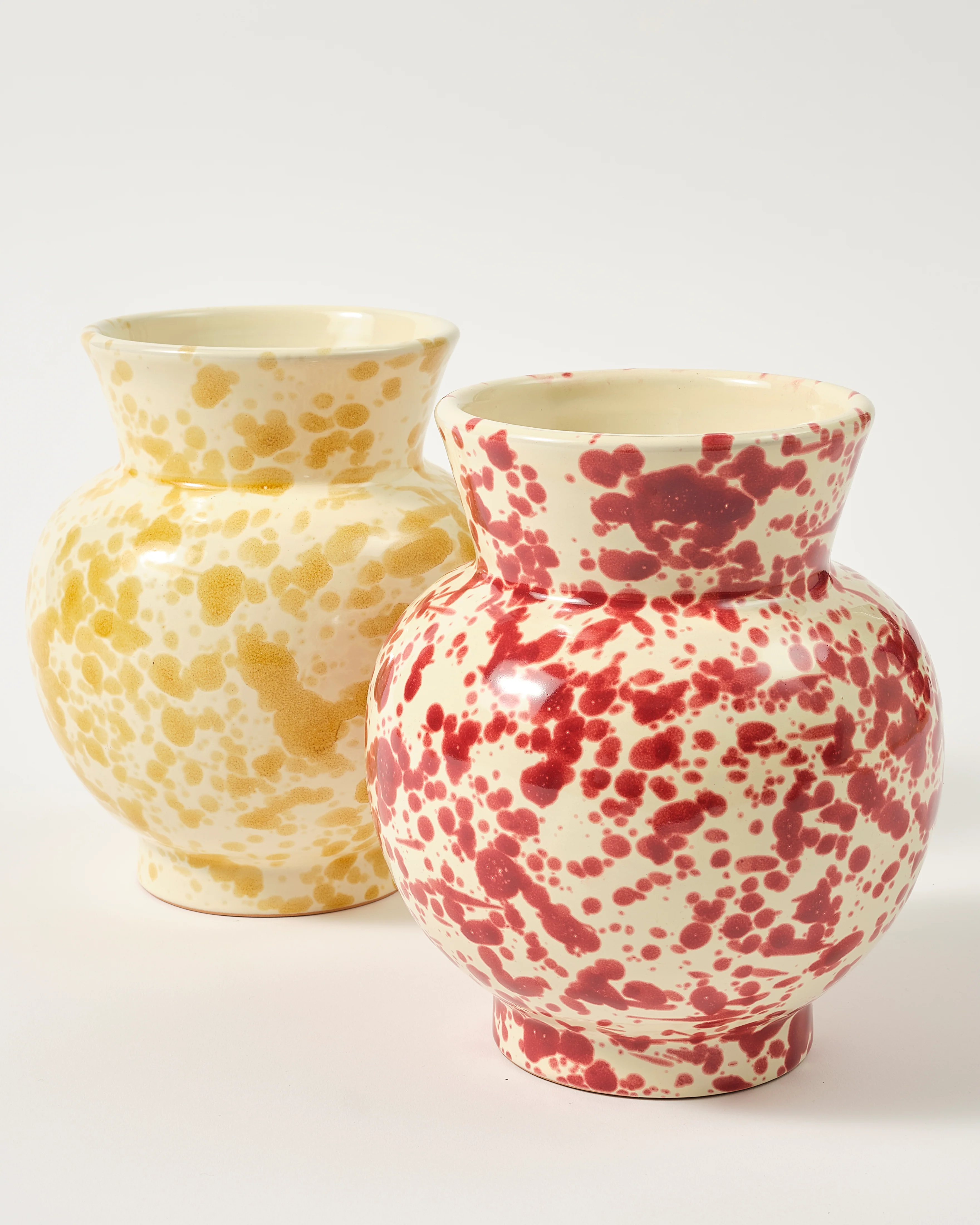 Speckled Vase, Burgundy - Image 4