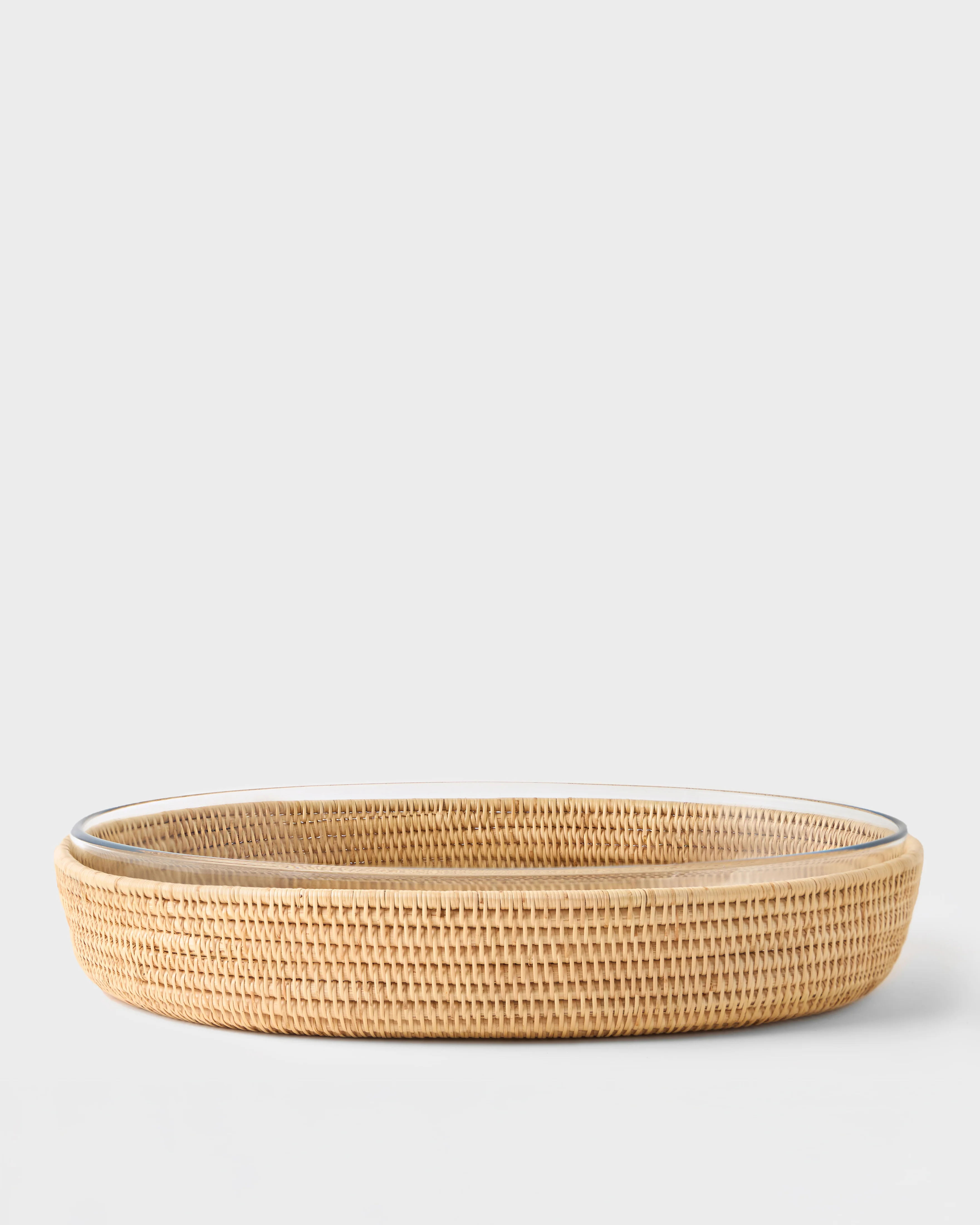 Kitchen Made Simple Set (Woven Pyrex Serving Dish + Italian Home Cookbook) - Image 3
