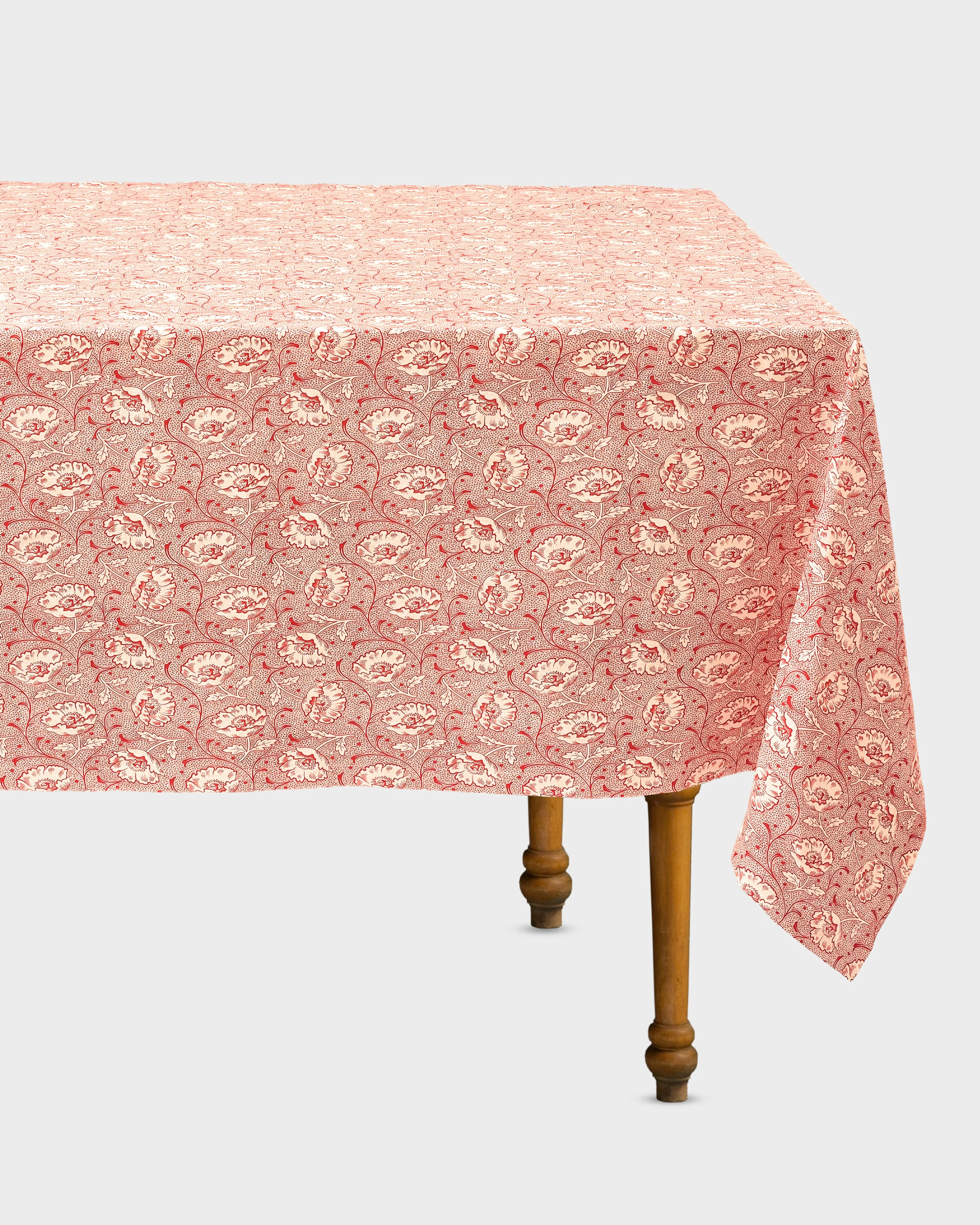 Toscana Red Small Rectangular Tablecloth - Image 3